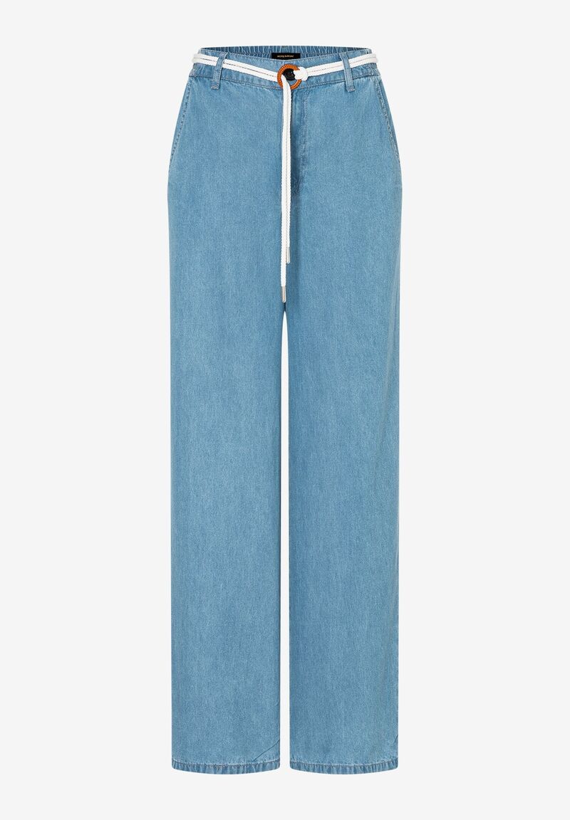 fließende Denimhose Sommer-Kollektion