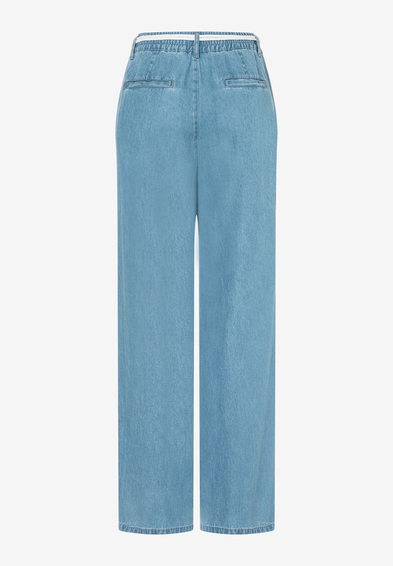 fließende Denimhose Sommer-Kollektion