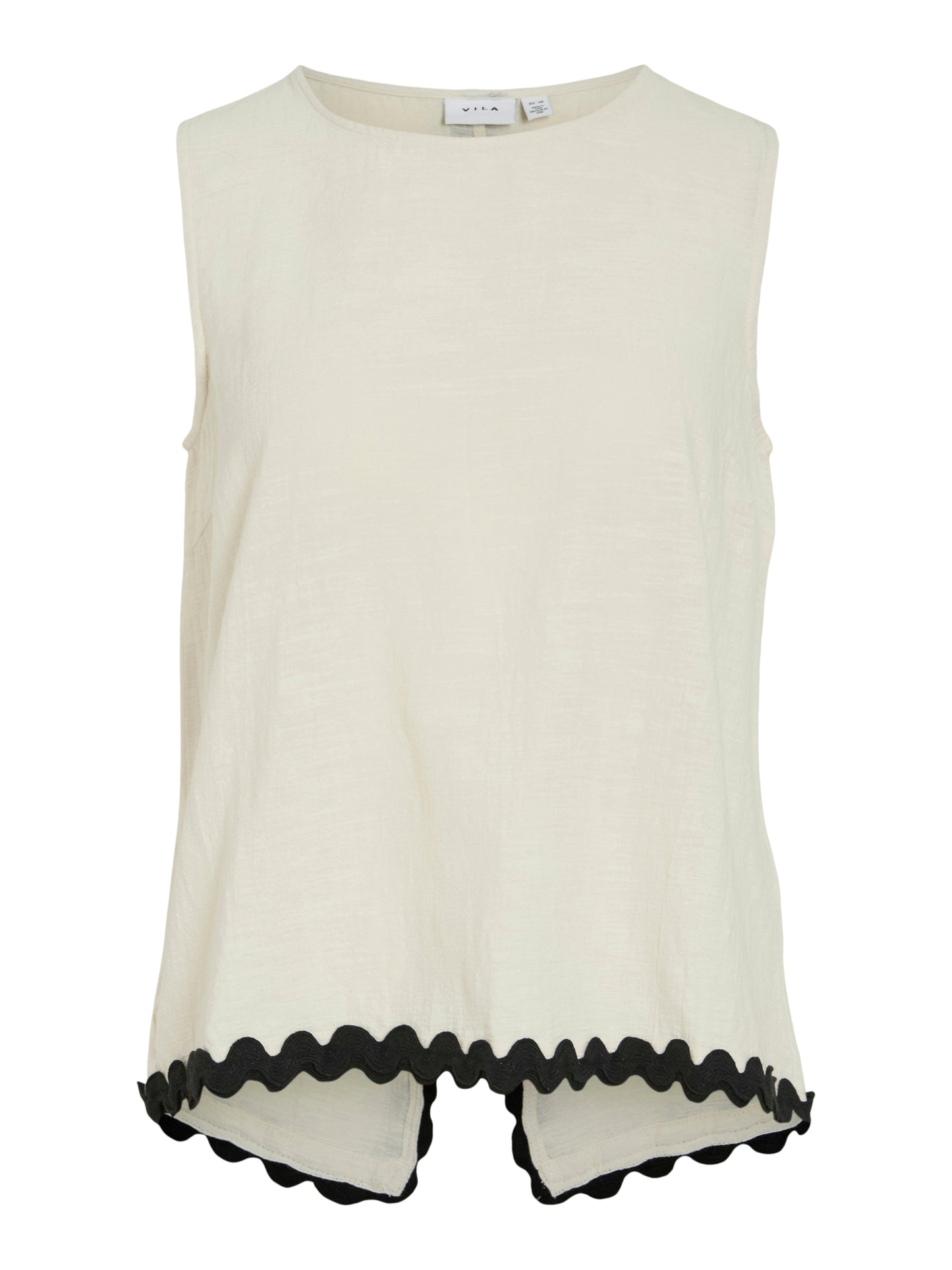 VIMANDA WAVY O-NECK S/L TOP