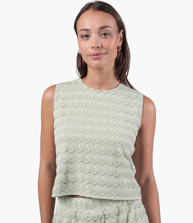 Tine Strickler Top, sage