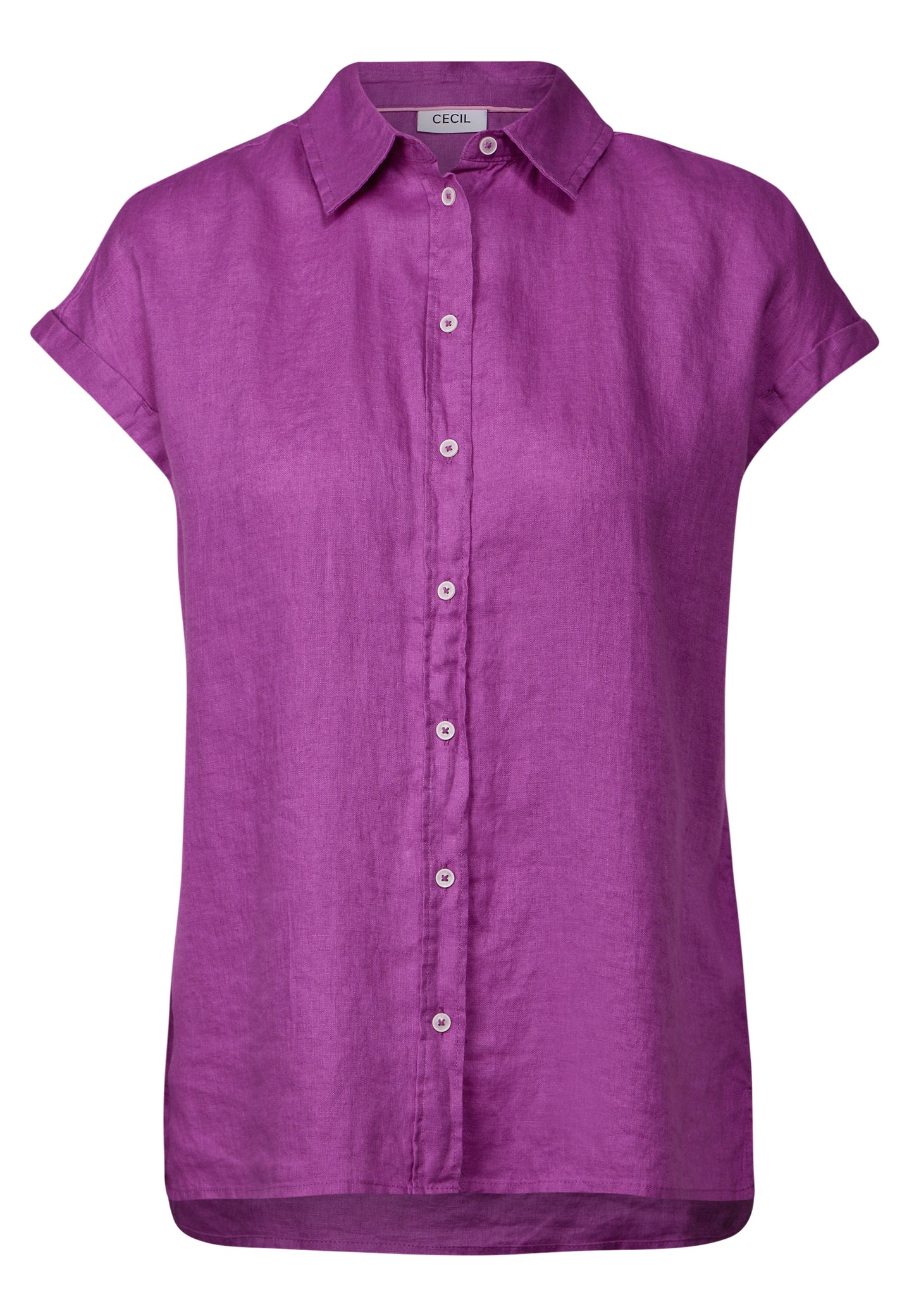 Leinen-Hemdbluse
