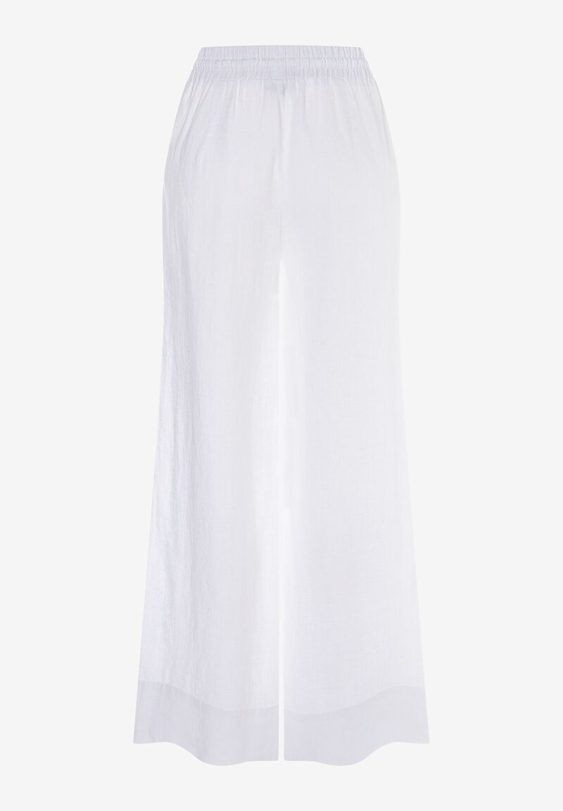Leinenhose weiß Sommer-Kollektion
