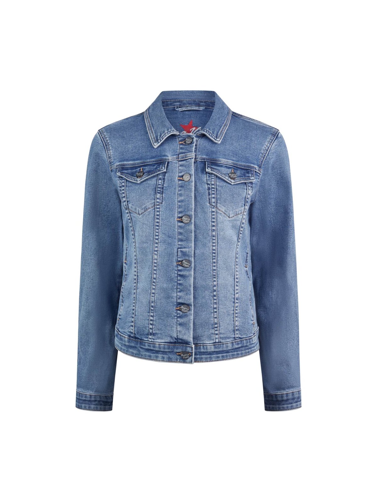 Portofino denim jacket, mid stone
