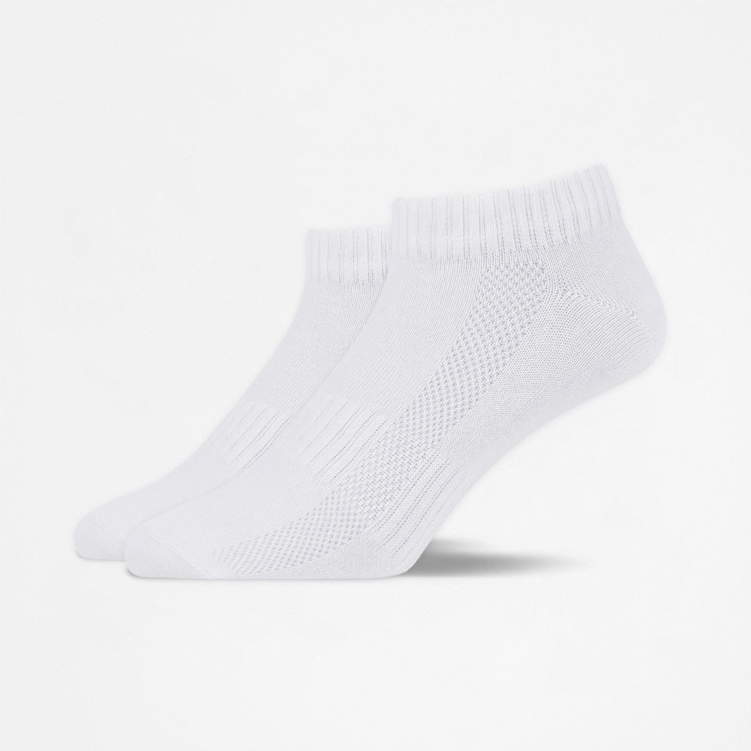 Quarter Socks Uni, 2pcs, White