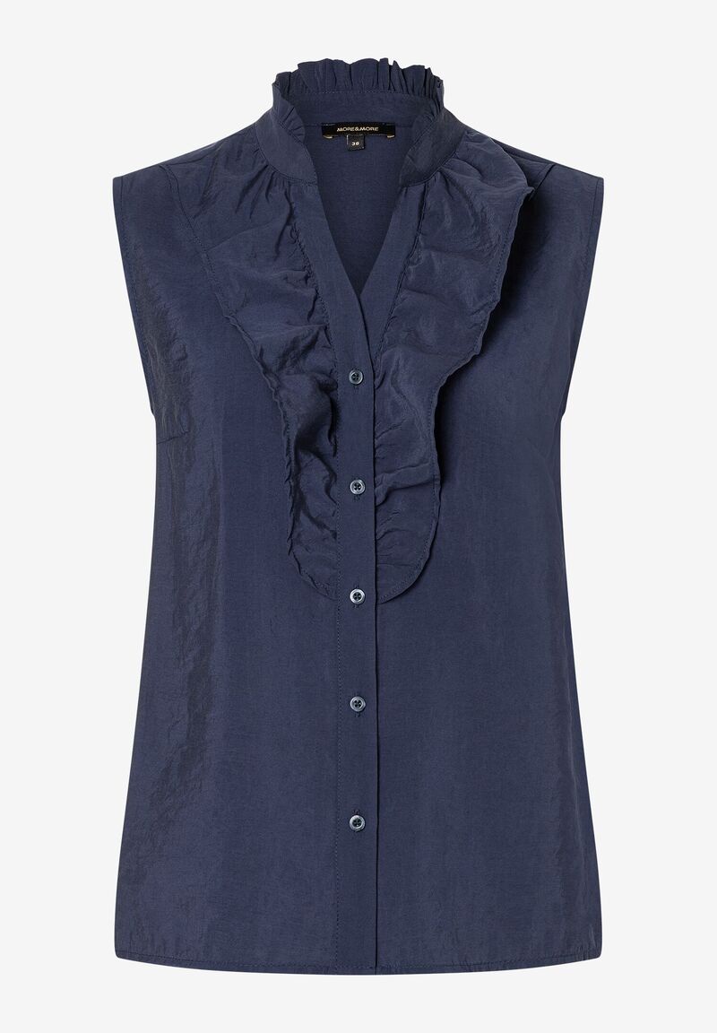 Rüschenbluse ohne Arm Sommer-Kollektion