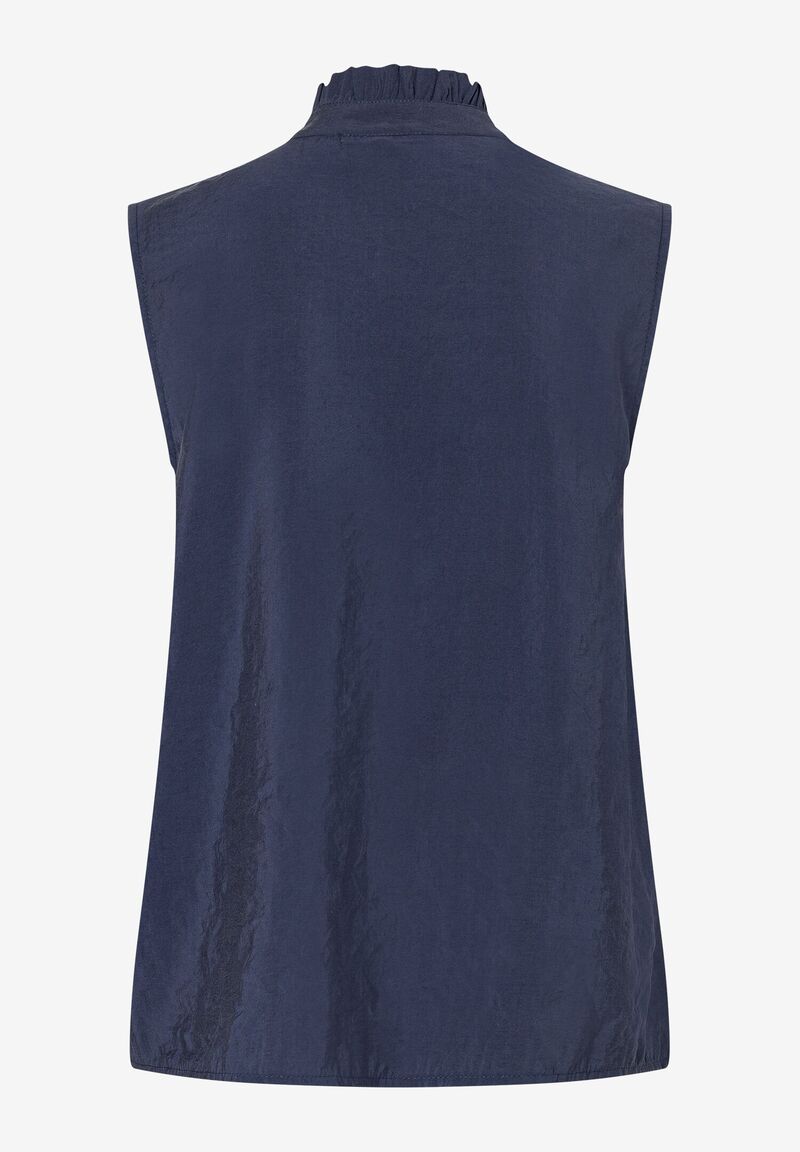 Rüschenbluse ohne Arm Sommer-Kollektion