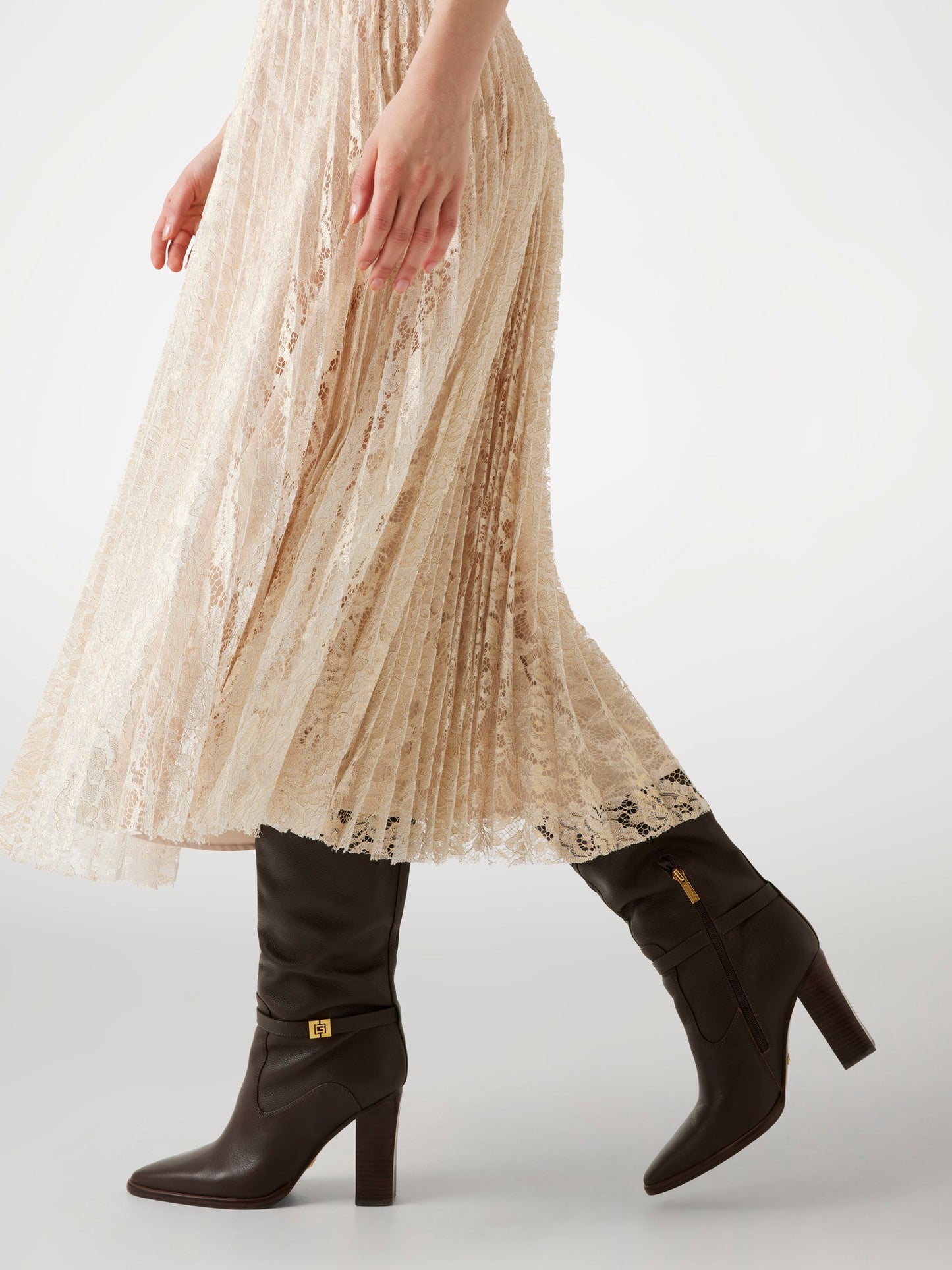 CHARLOTTE PLEATED SKIRT