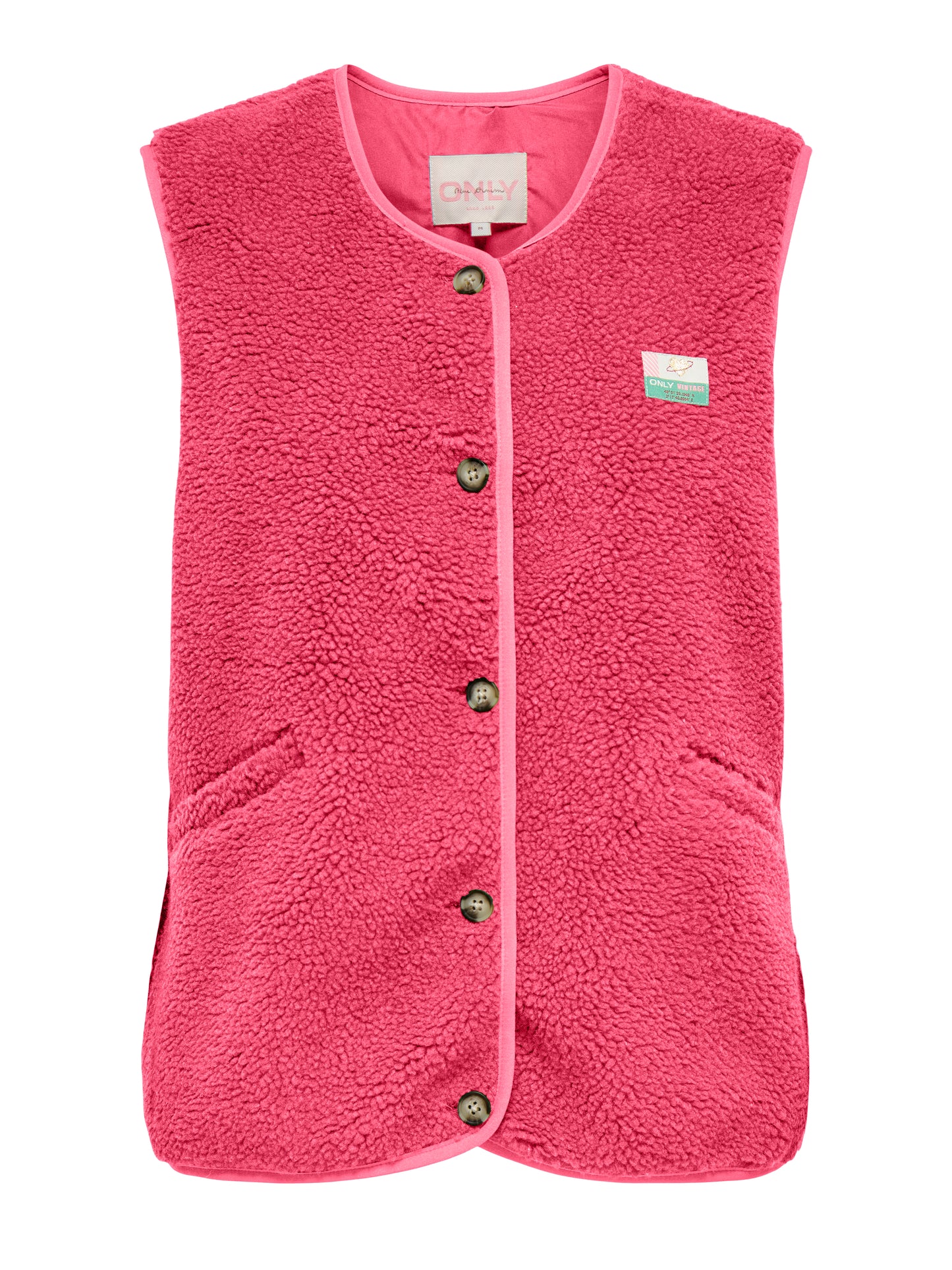 ONLBABY LIFE TEDDY VEST PNT CS