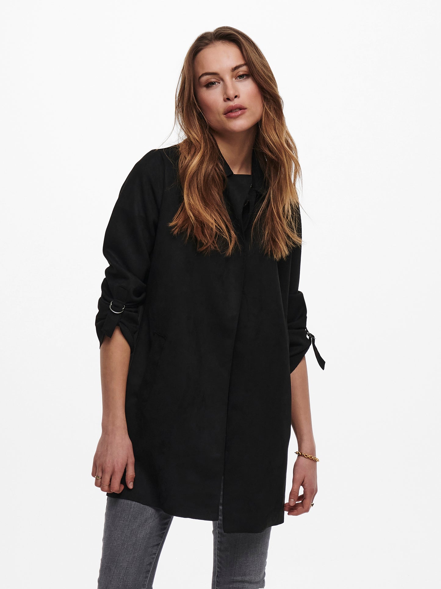 ONLJOLINE FAUX SUEDE COAT LIFE CC OTW