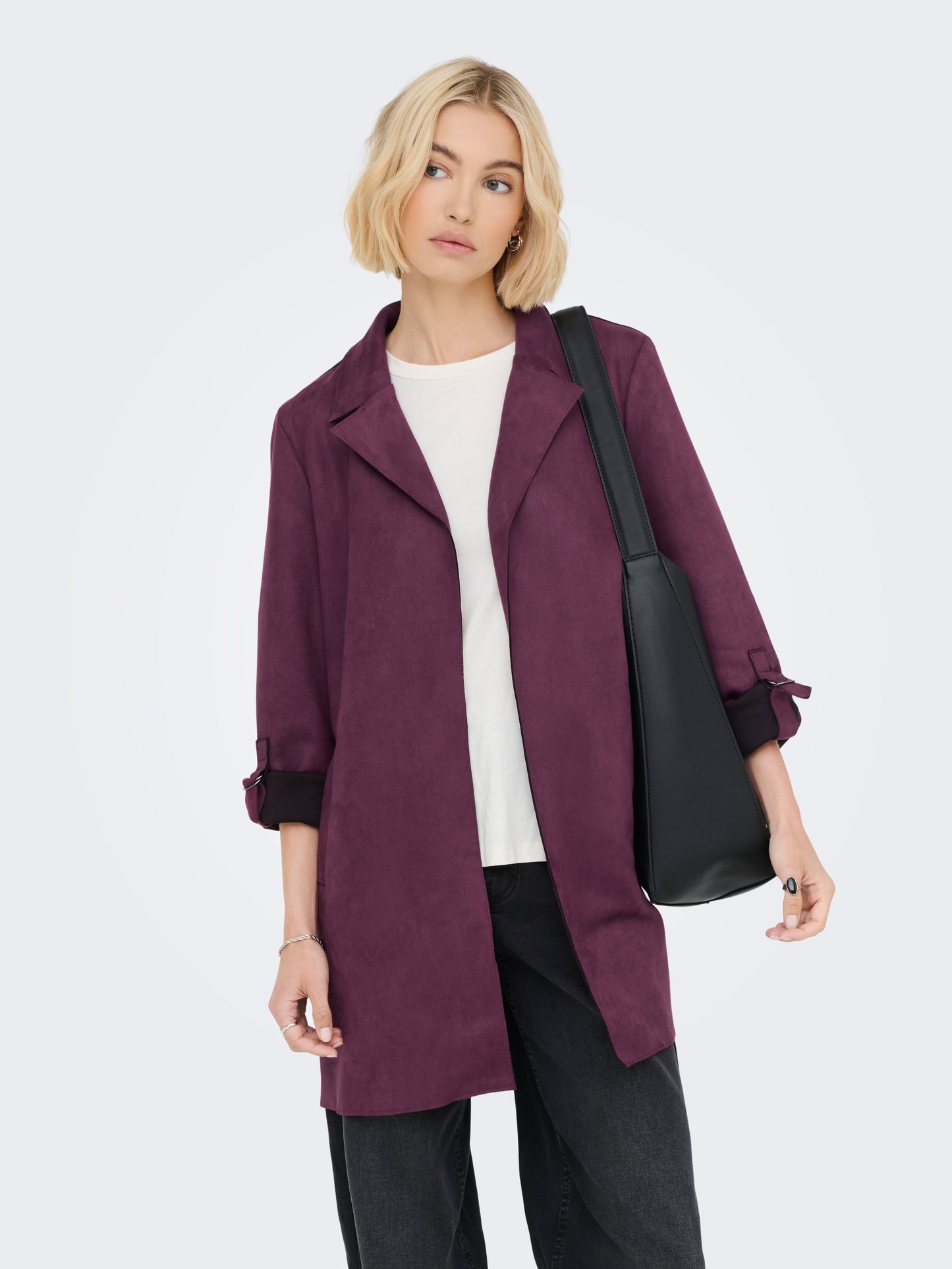 ONLJOLINE FAUX SUEDE COAT LIFE CC OTW