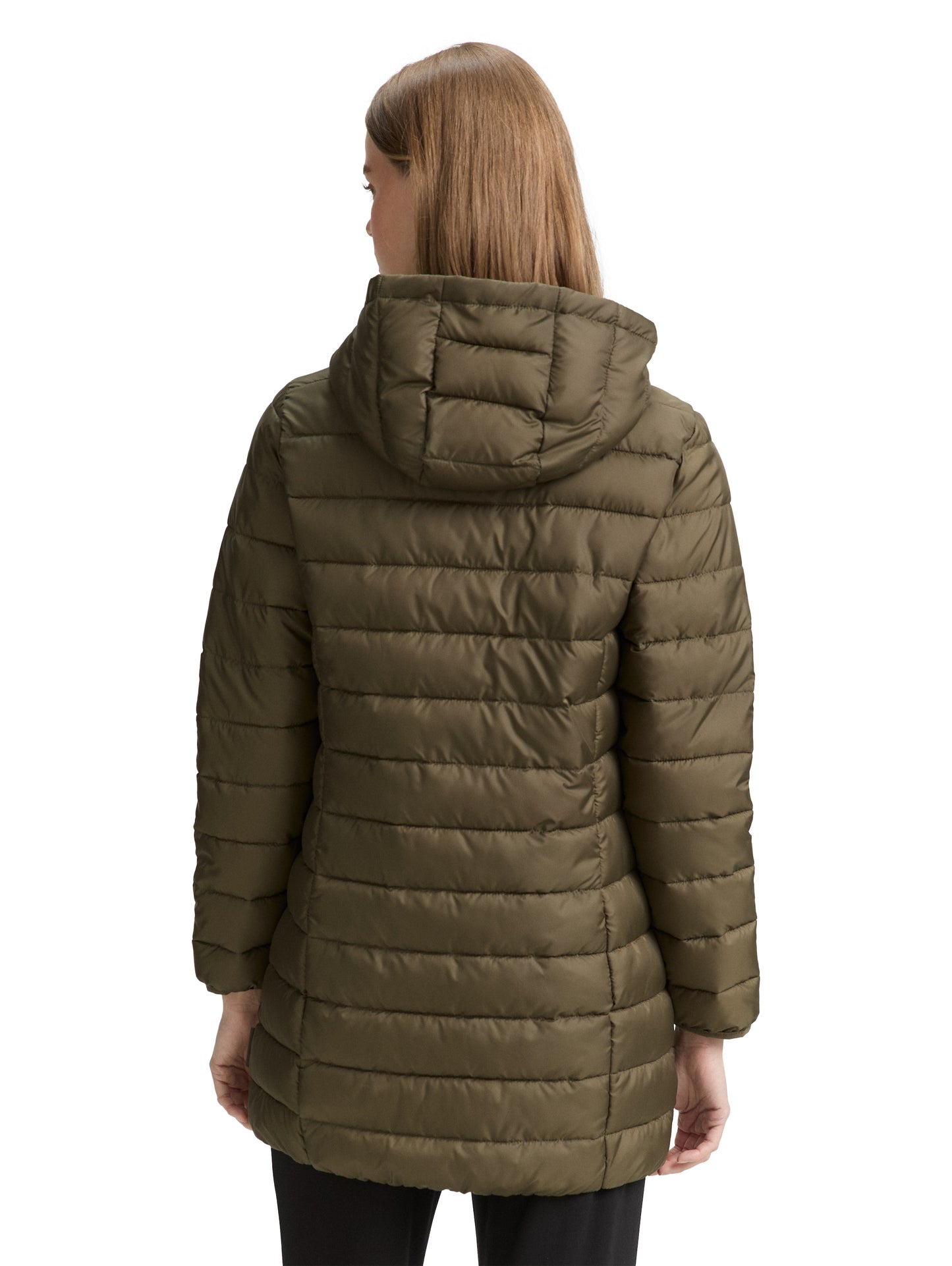 Lightweight Steppmantel mit Kapuze