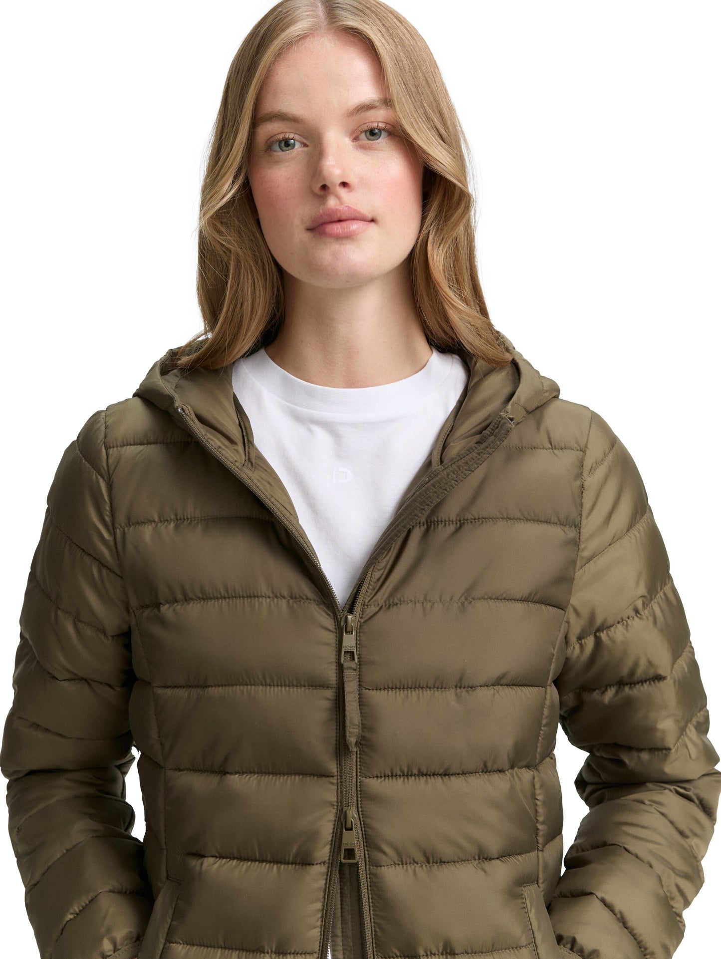 Lightweight Steppmantel mit Kapuze