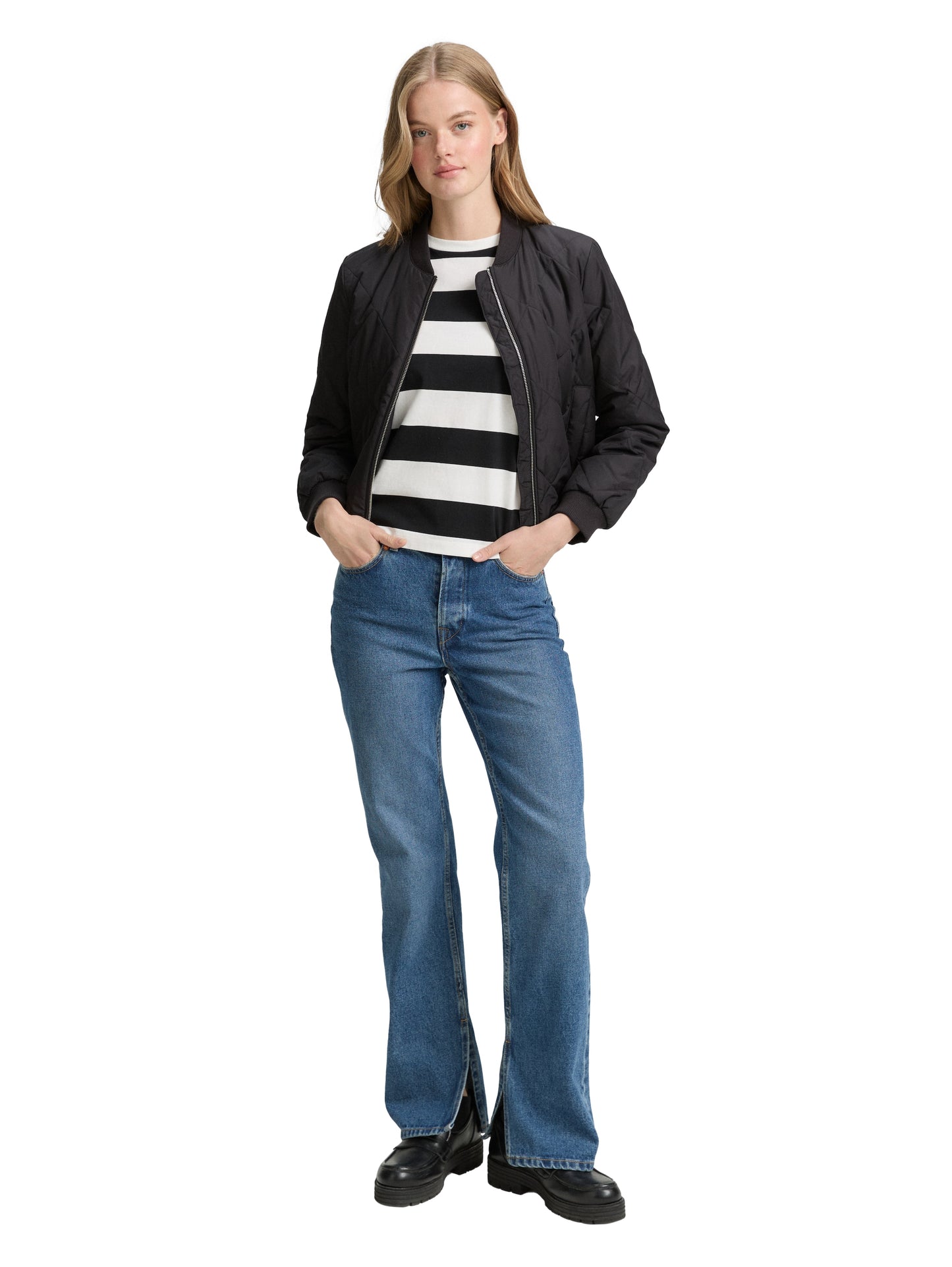 Bomberjacke mit Steppung