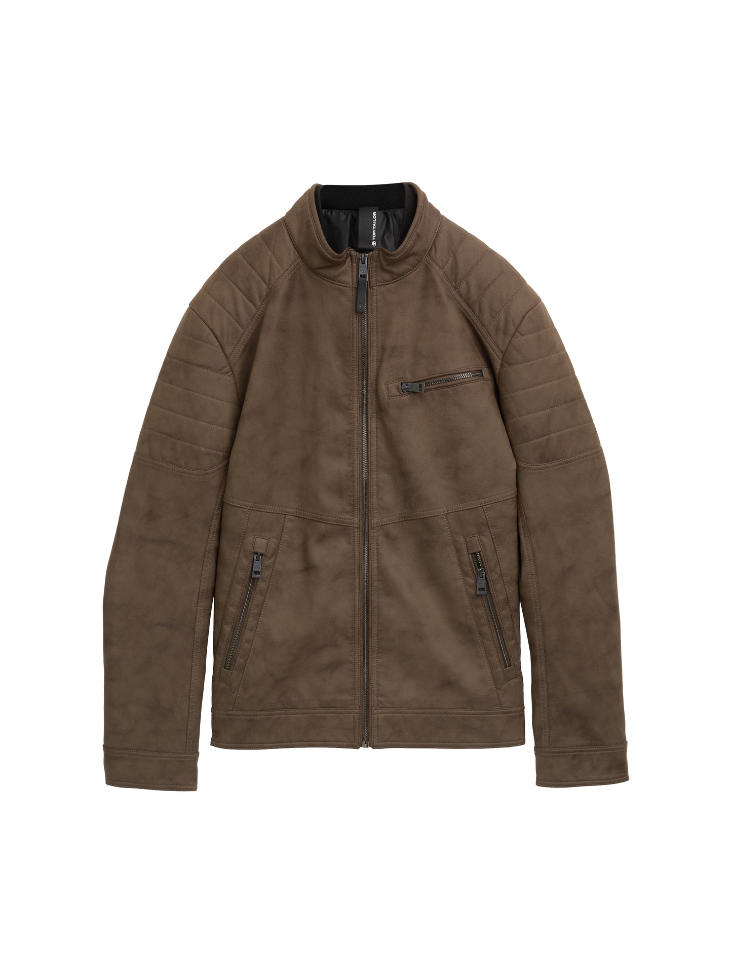 Bikerjacke aus Kunstleder