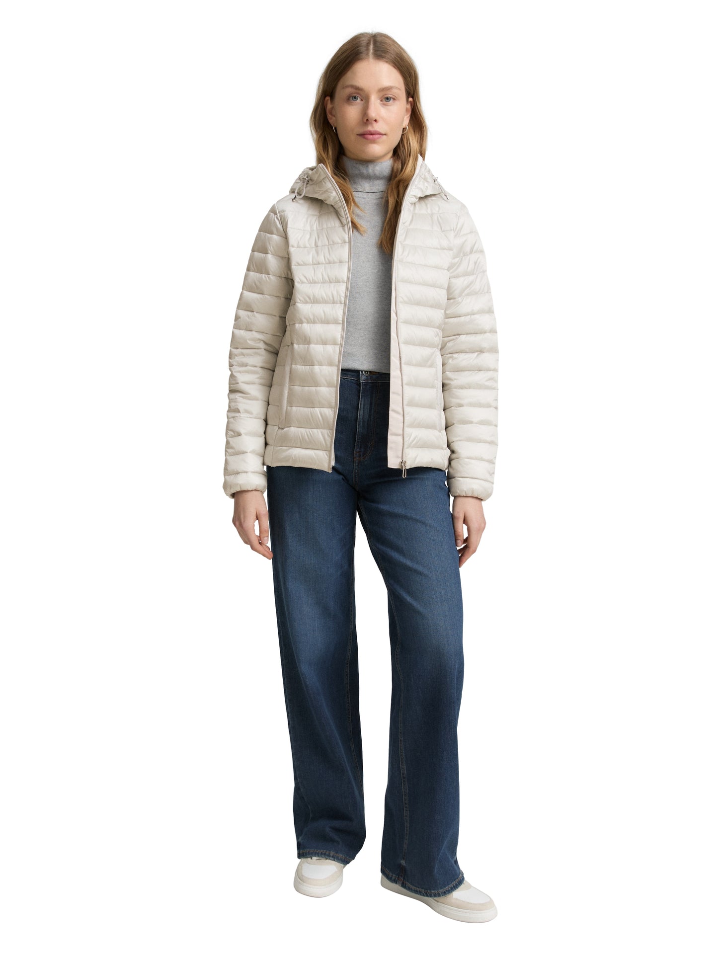 Lightweight Steppjacke mit Kapuze