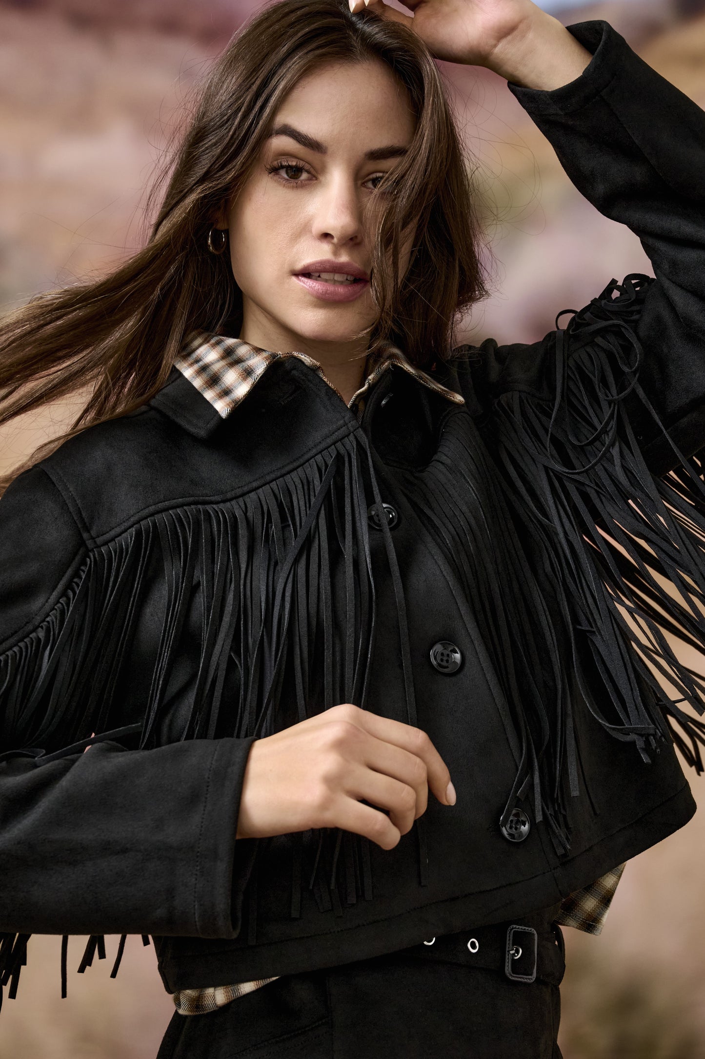 ONLDIANE LIFE FAUX SUEDE FRINGES OTW