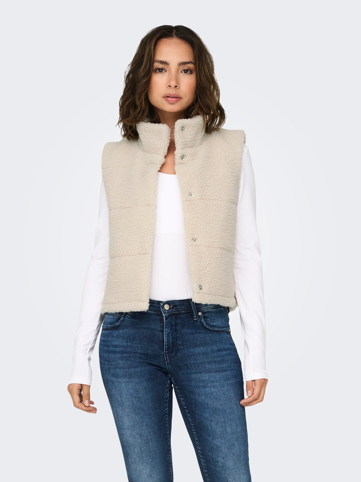 ONLSANDRA TEDDY WAISTCOAT LIFE OTW NOOS