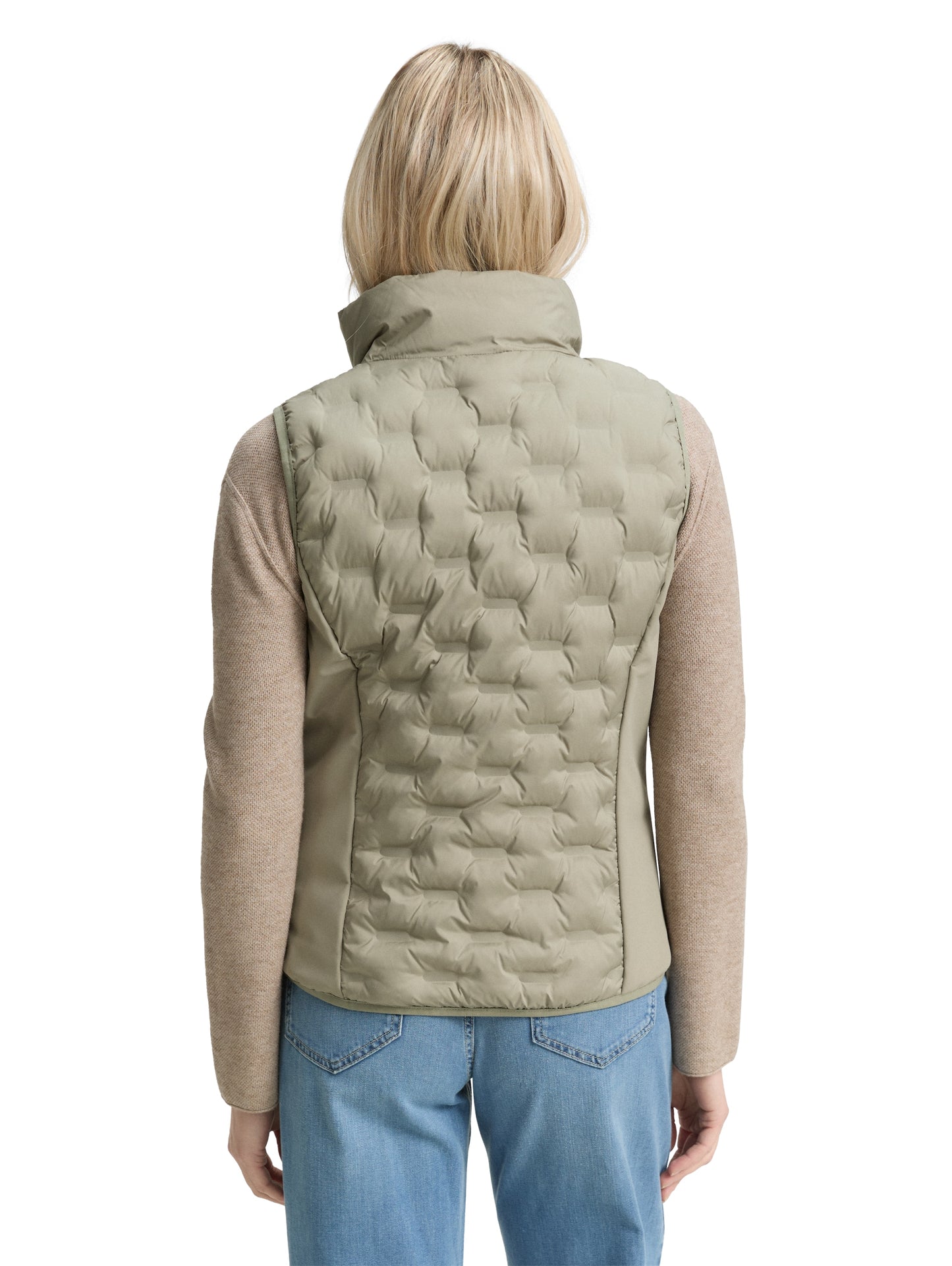 Lightweight Steppweste mit Stehkragen