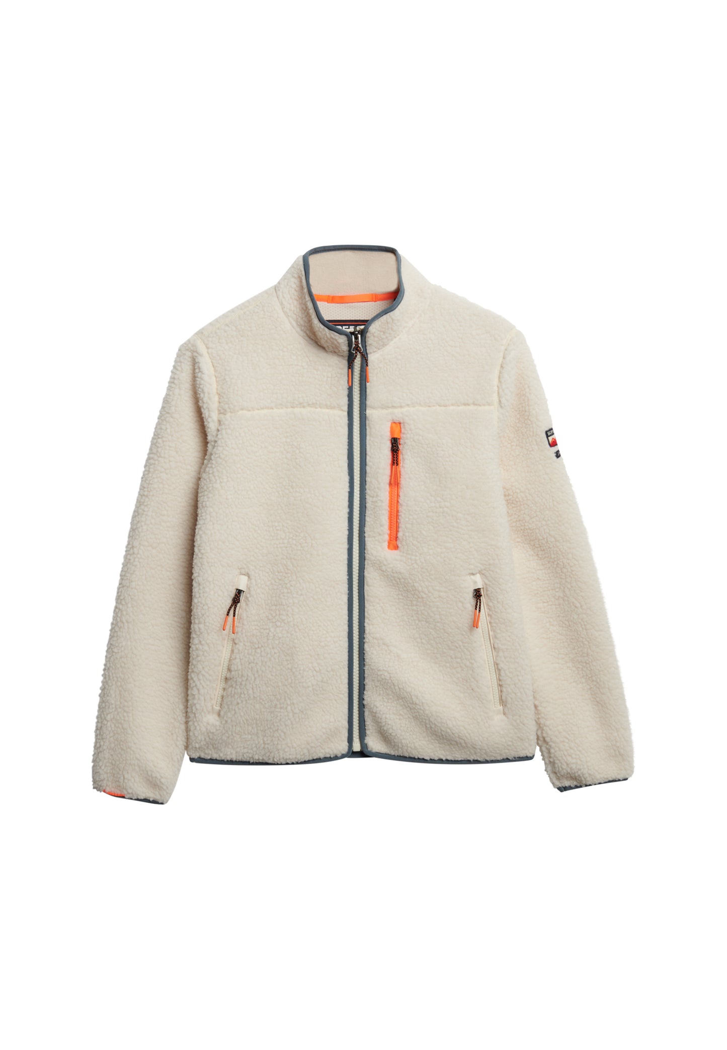 Outdoor Fleecejacke mit durchgehendem Reißverschluss