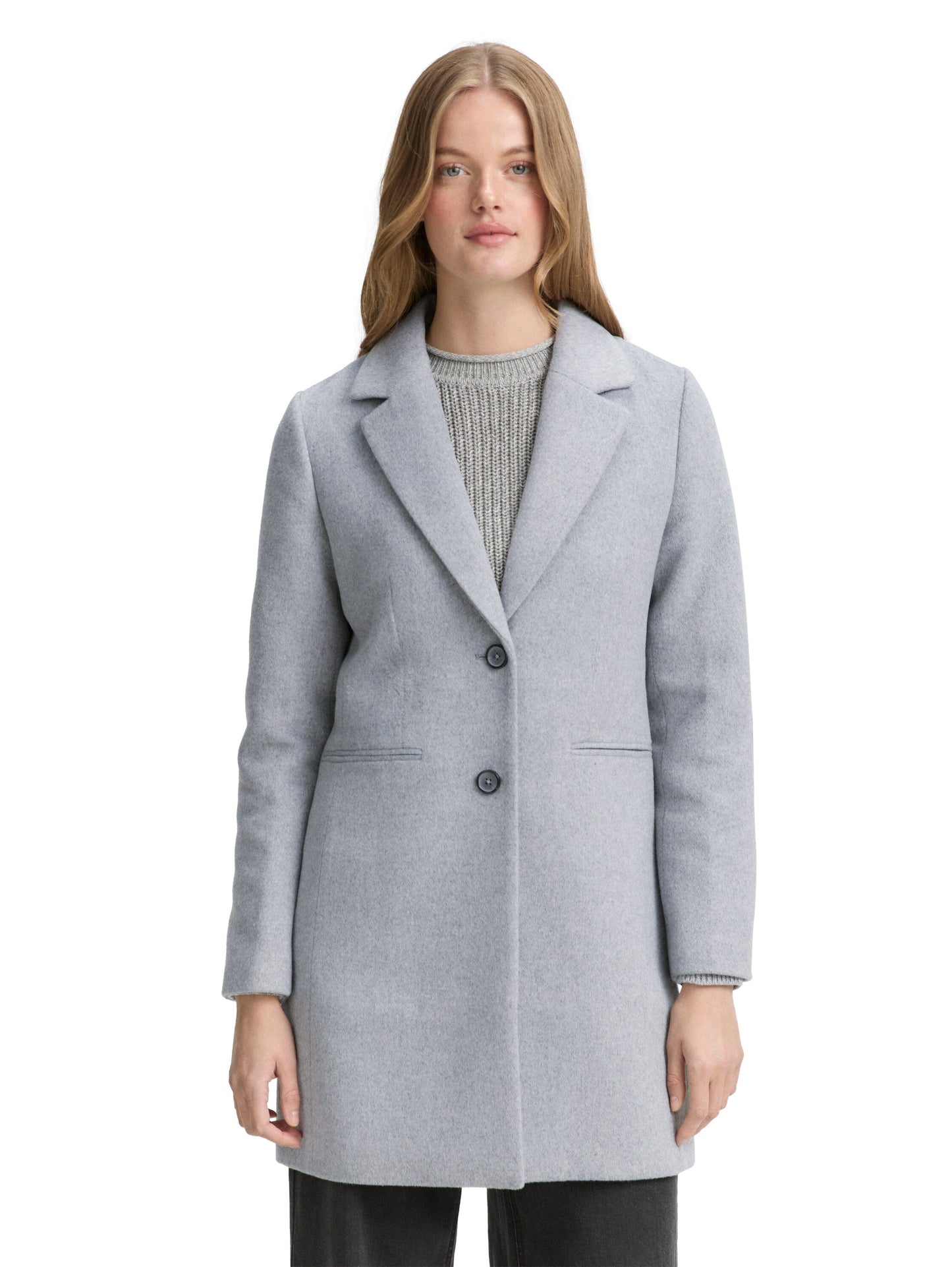 Slim Fit Wollmantel