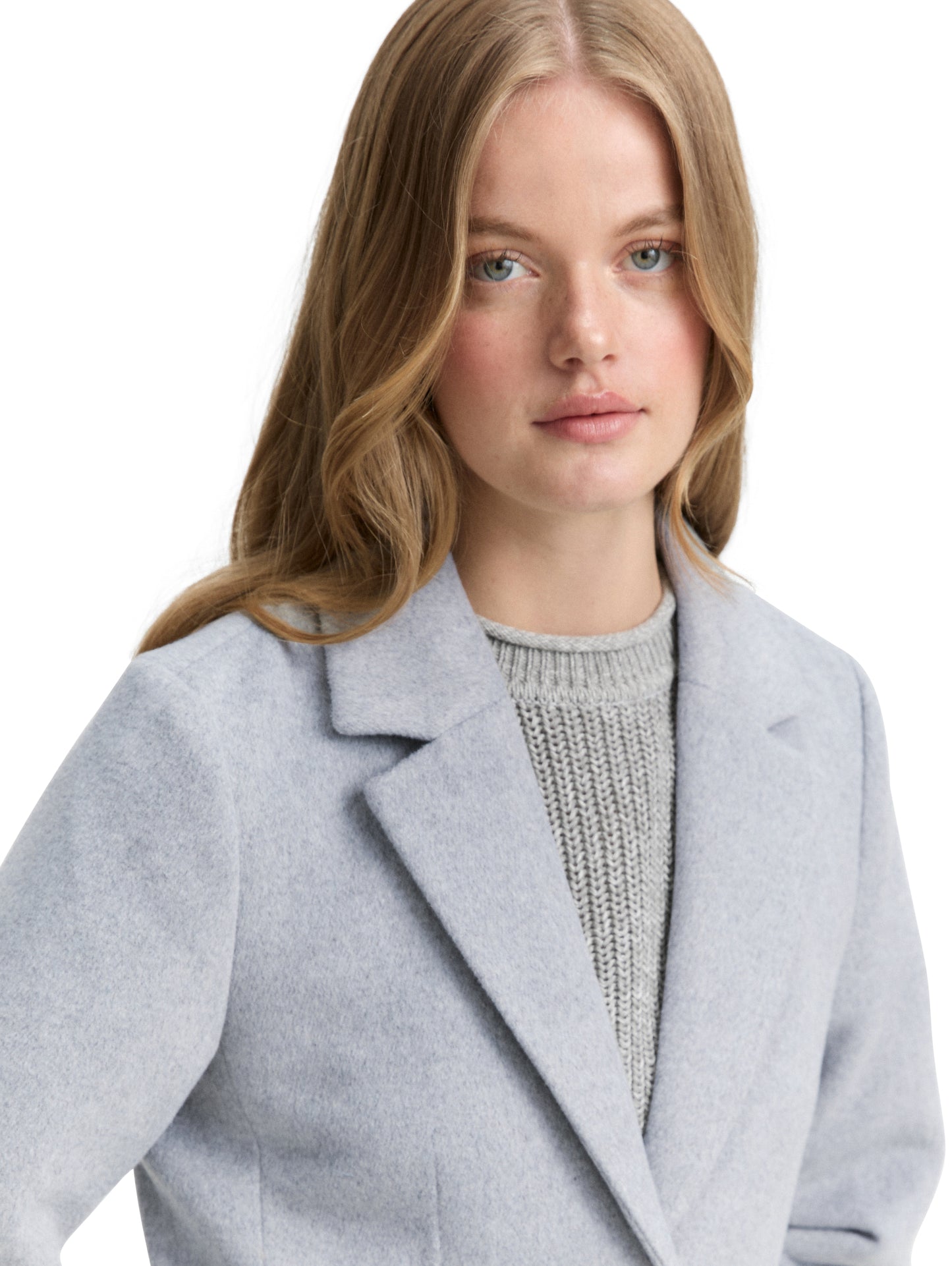 Slim Fit Wollmantel