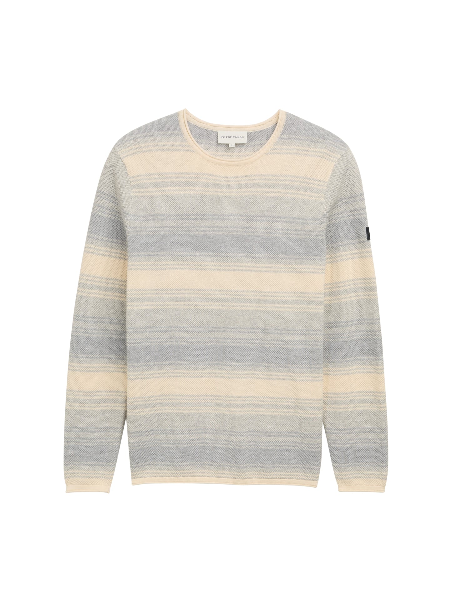 Strickpullover im Streifenmuster
