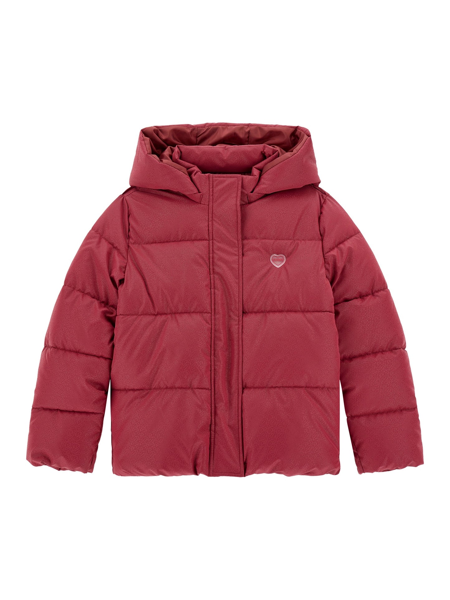 HOODED LS PADDED PUFFER W/ZIP