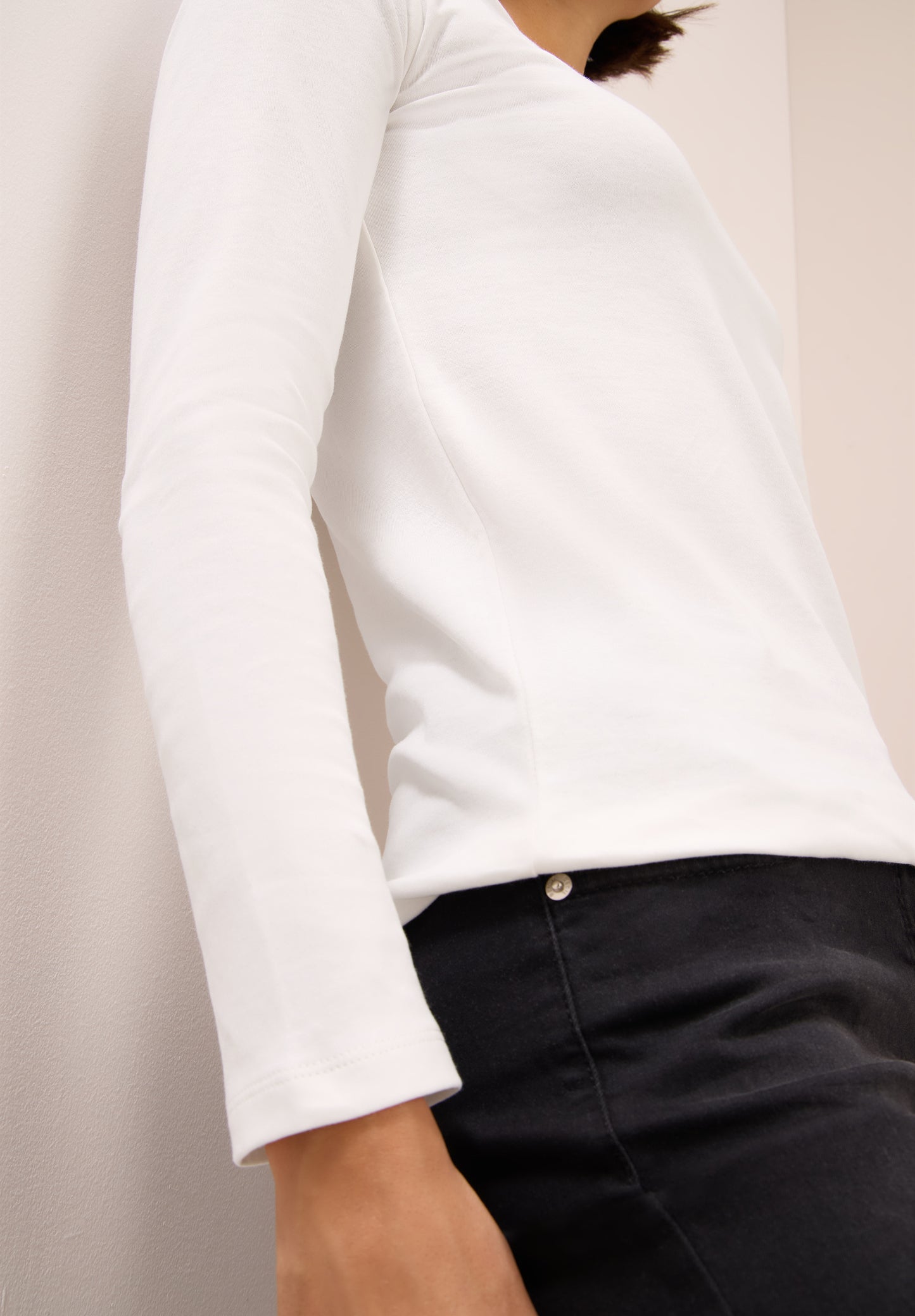 Basic Langarmshirt