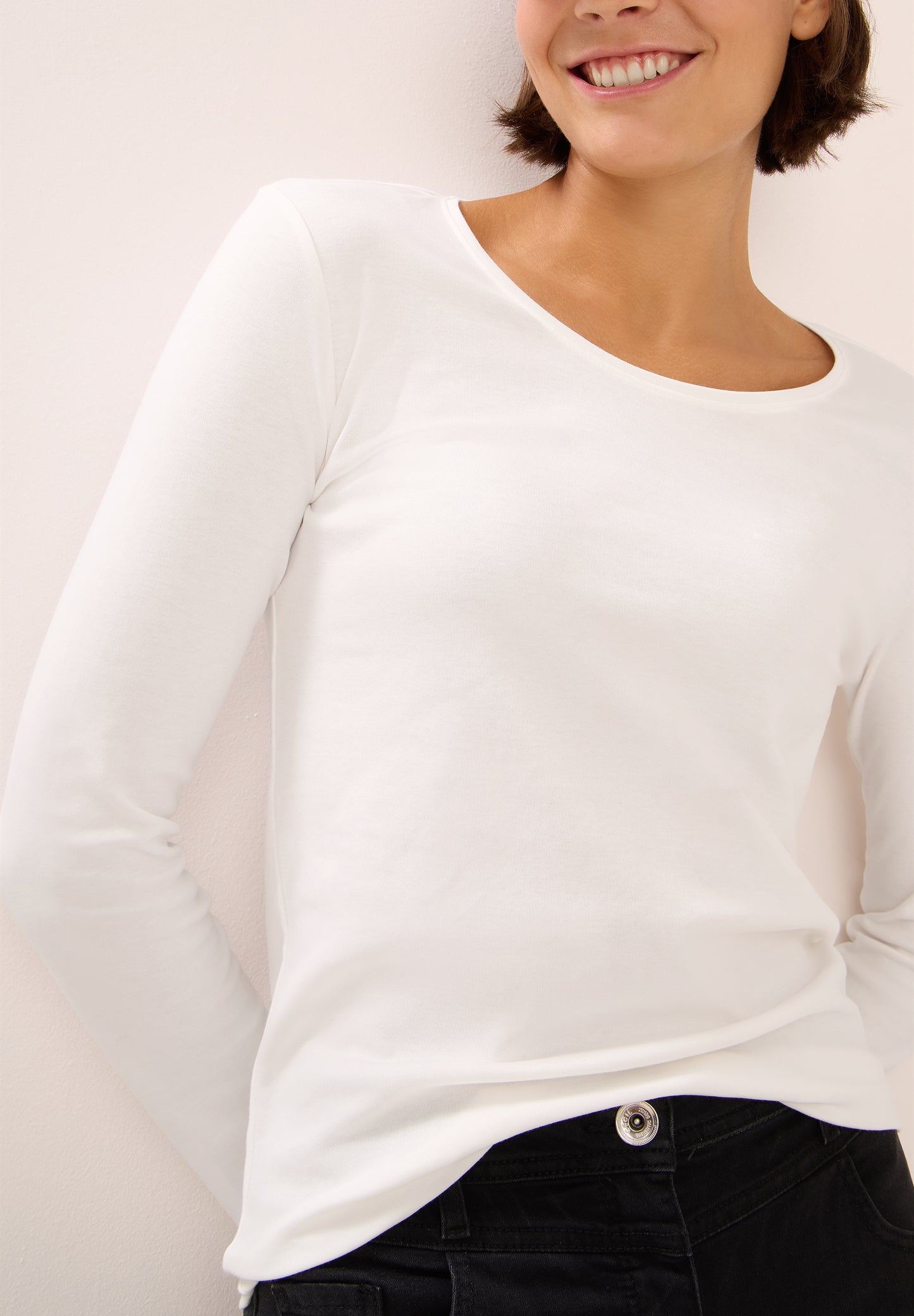 Basic Langarmshirt