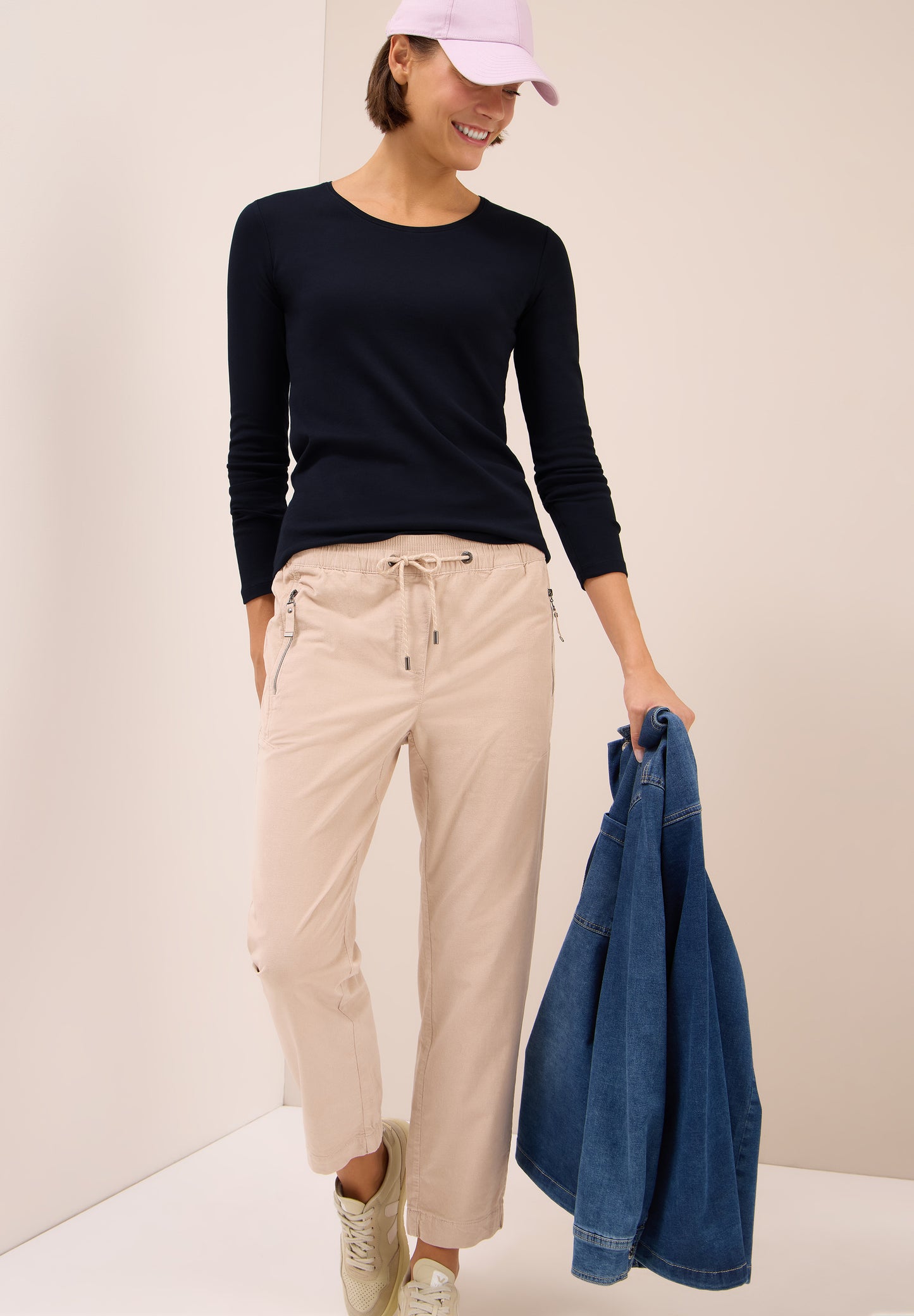 Basic Langarmshirt