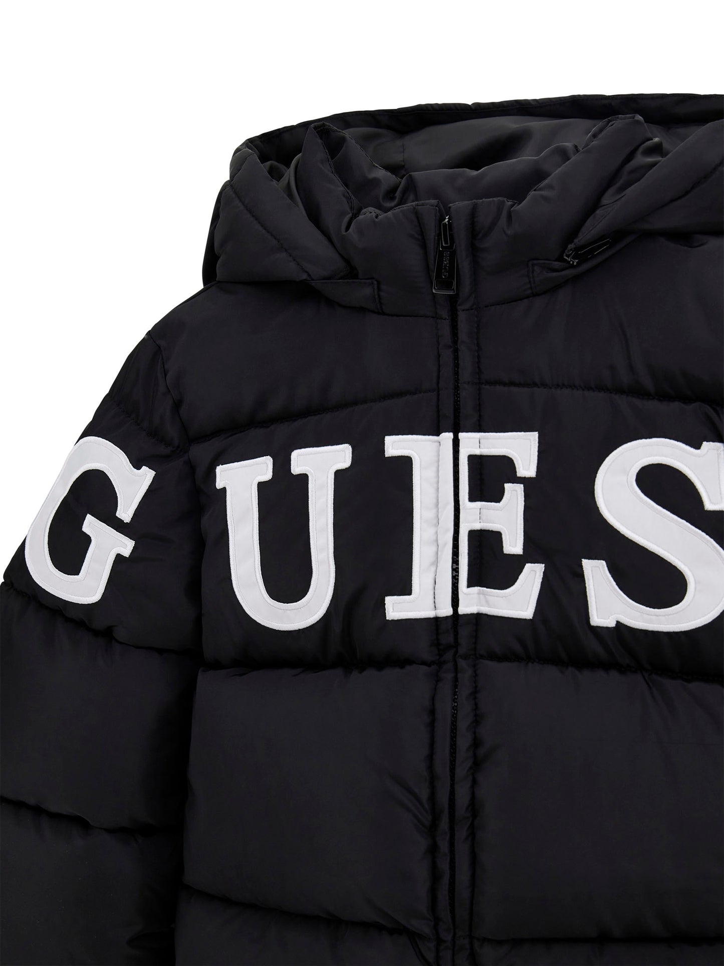 HOODED PADDED LS PUFFER W/ZIP
