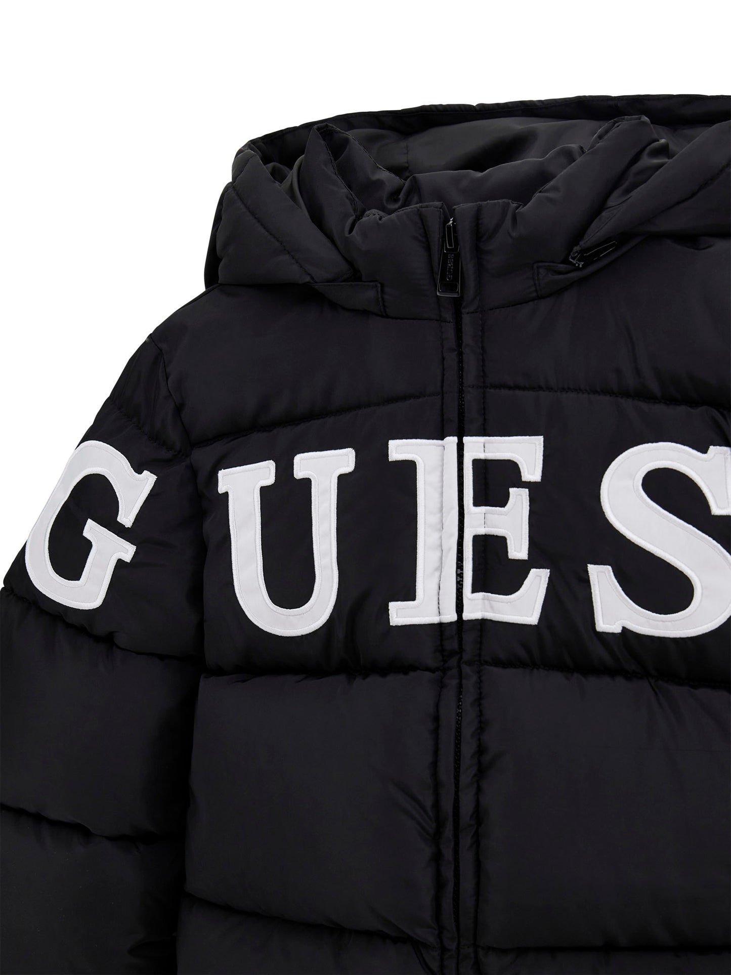 HOODED PADDED LS PUFFER W/ZIP