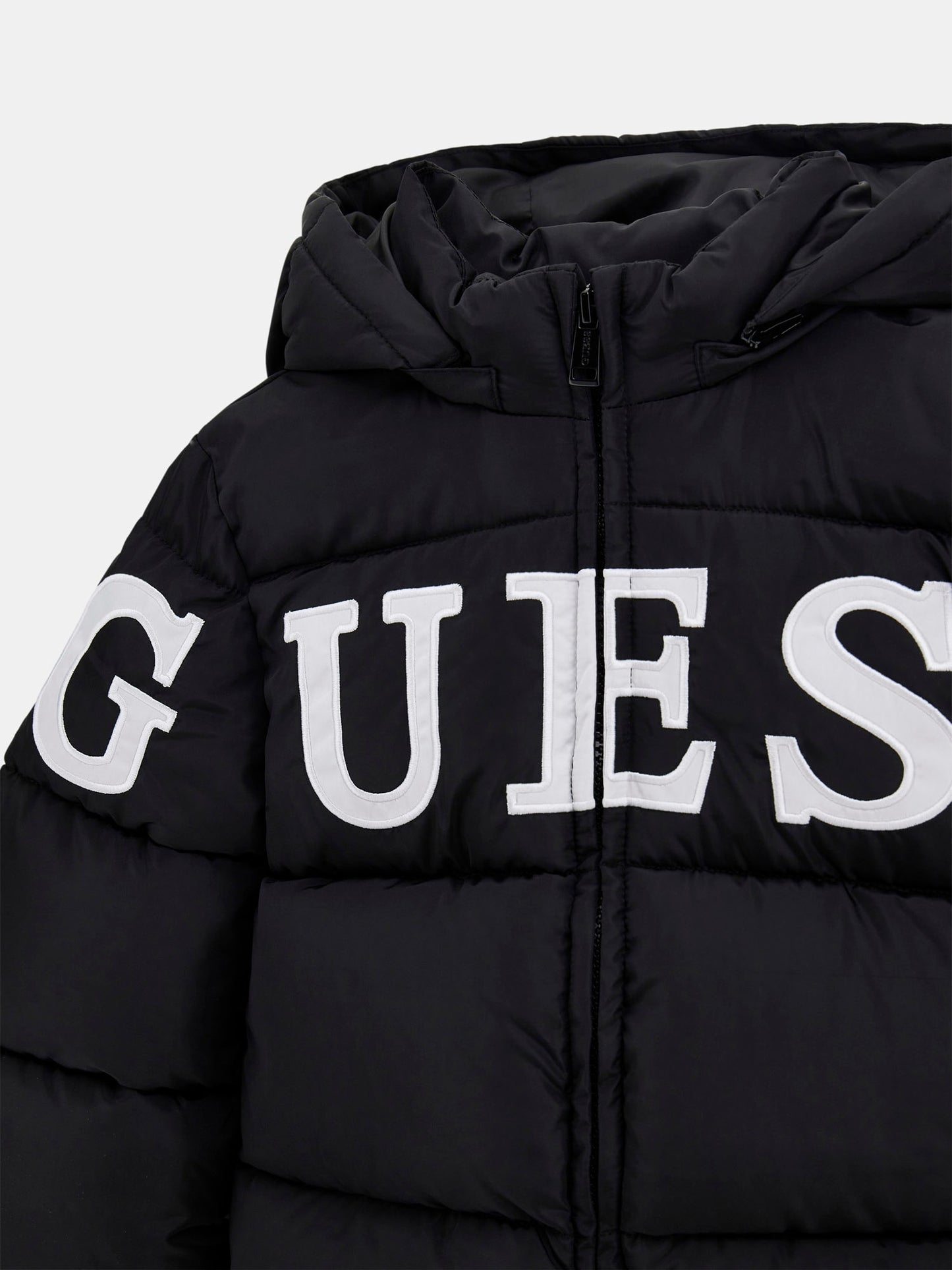 HOODED PADDED LS PUFFER W/ZIP