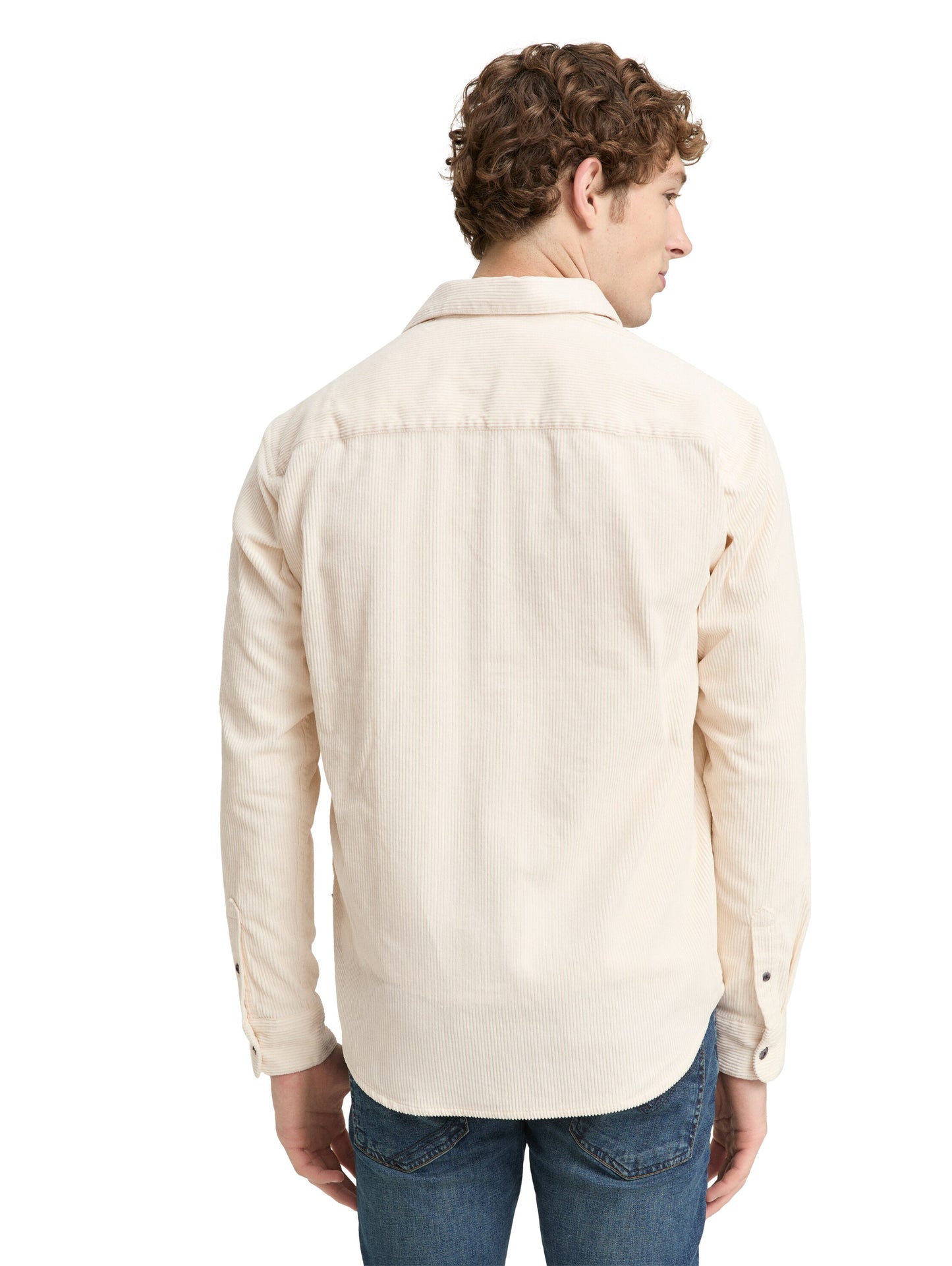 Relaxed Fit Cordhemd mit Brusttasche