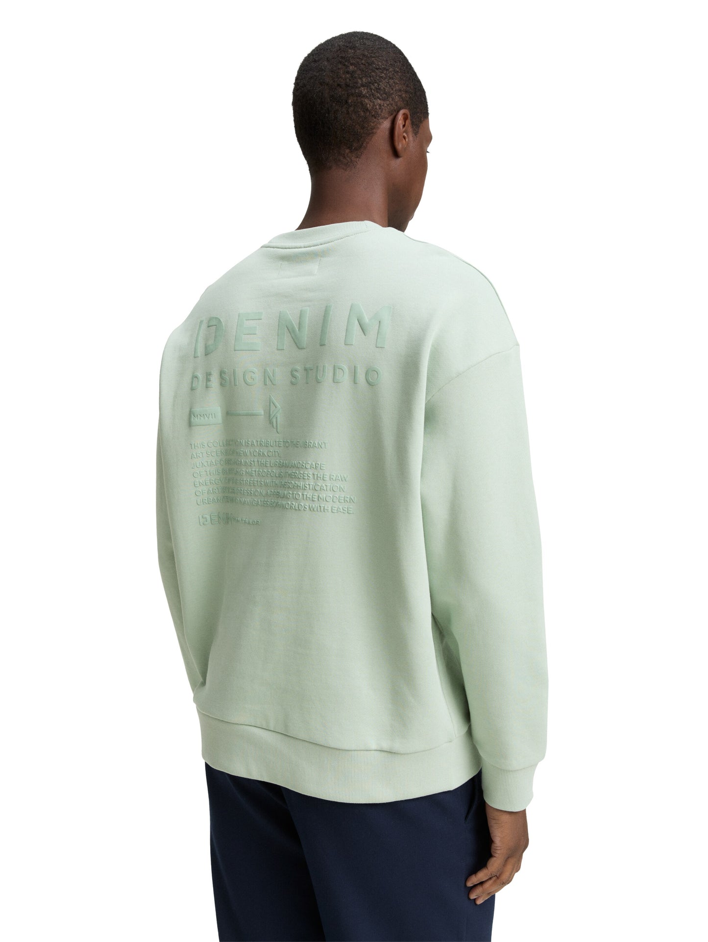 Relaxed Fit Sweatshirt mit Rückenprint