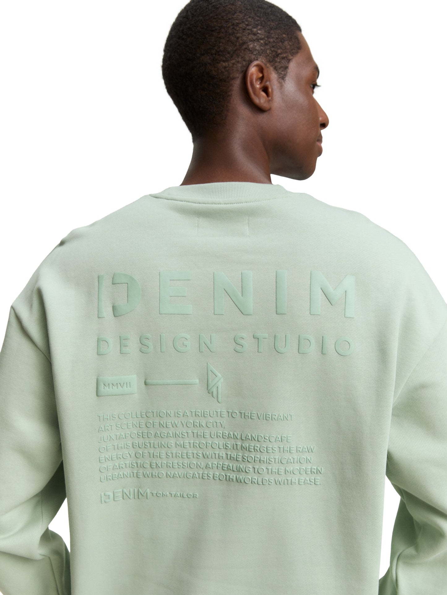 Relaxed Fit Sweatshirt mit Rückenprint