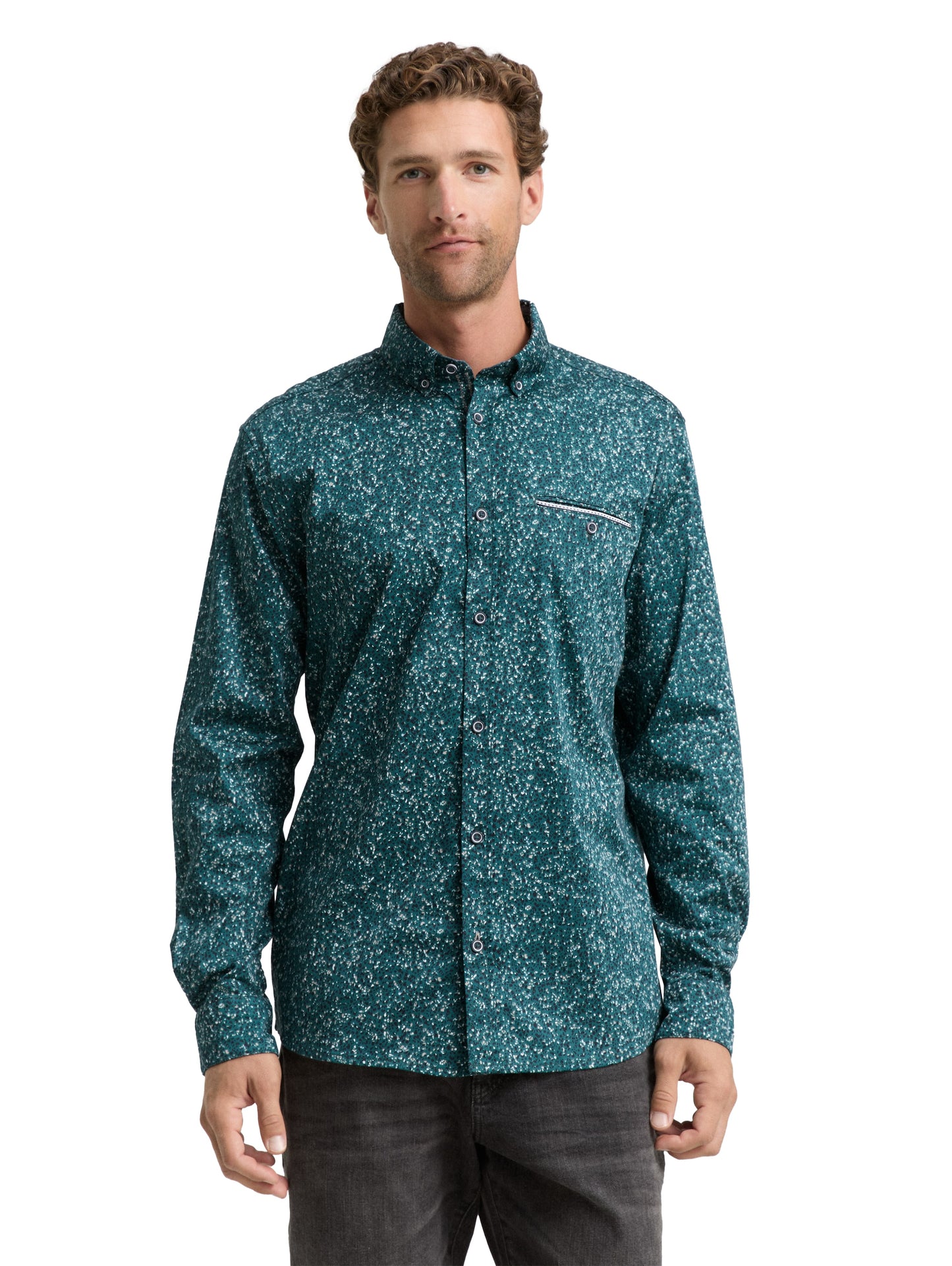 Regular Fit Hemd mit Muster
