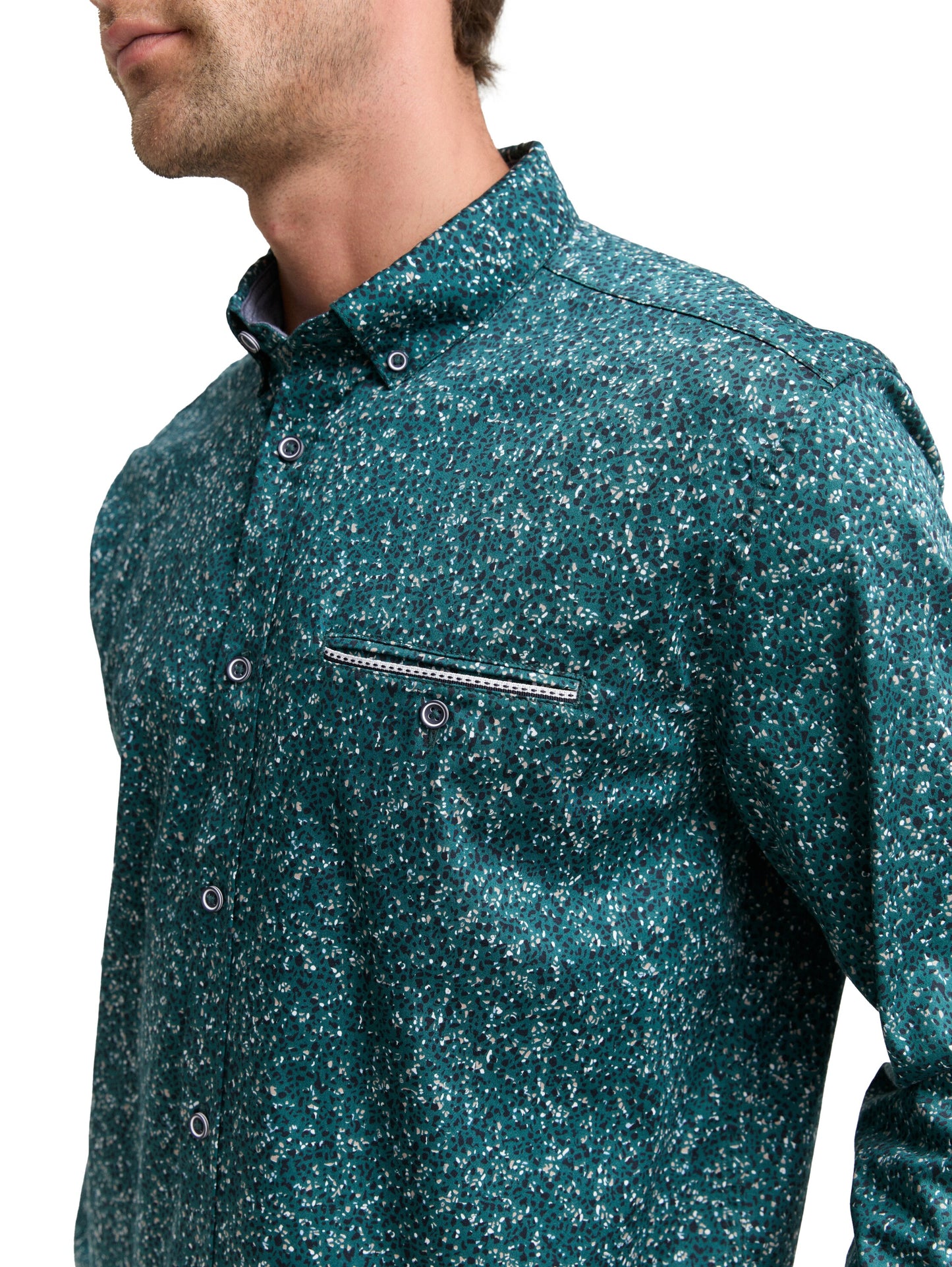 Regular Fit Hemd mit Muster
