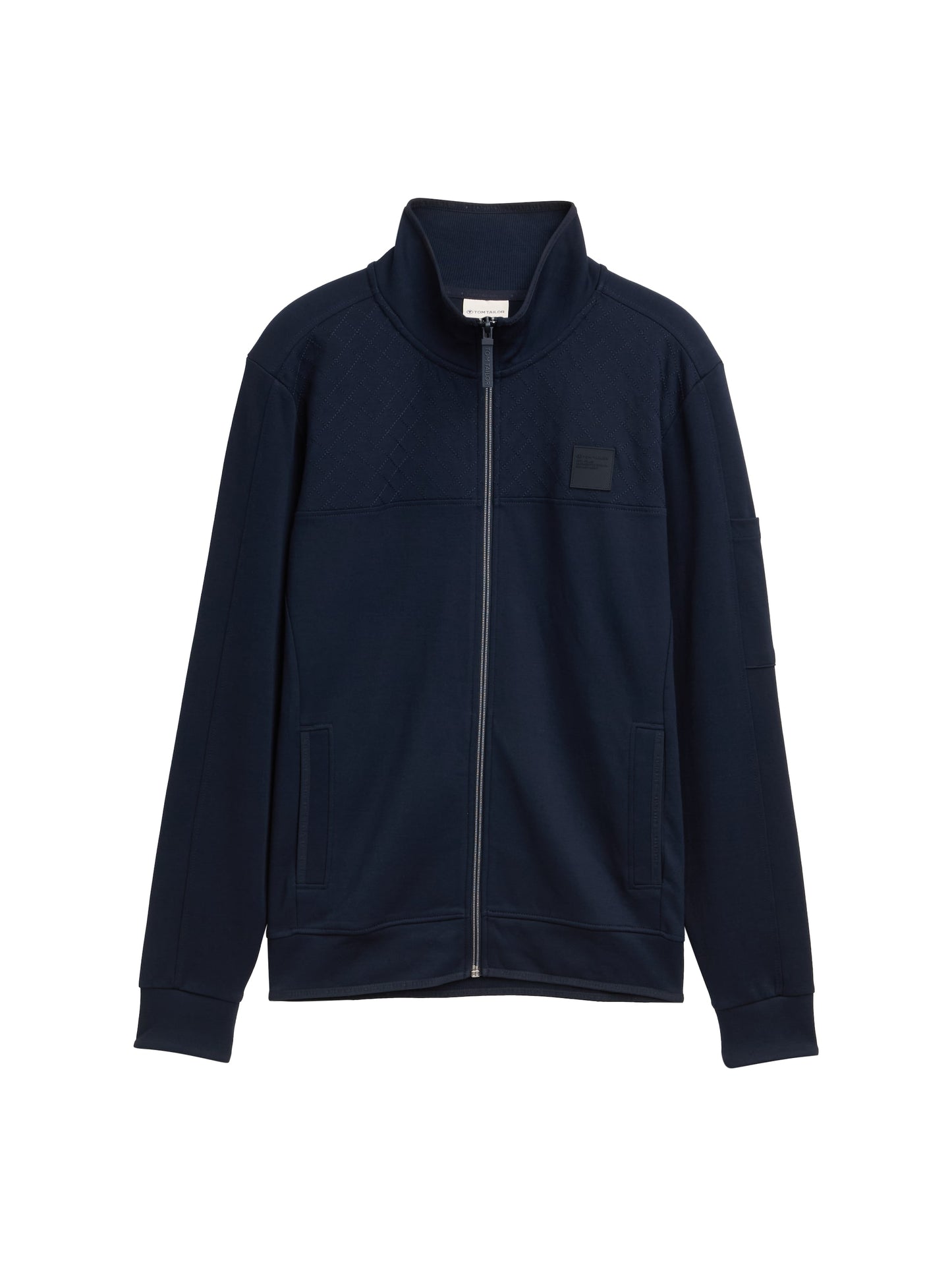 Sweatjacke mit Stehkragen