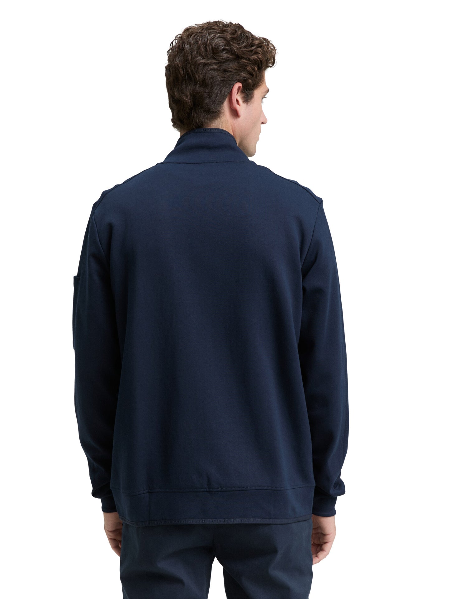 Sweatjacke mit Stehkragen