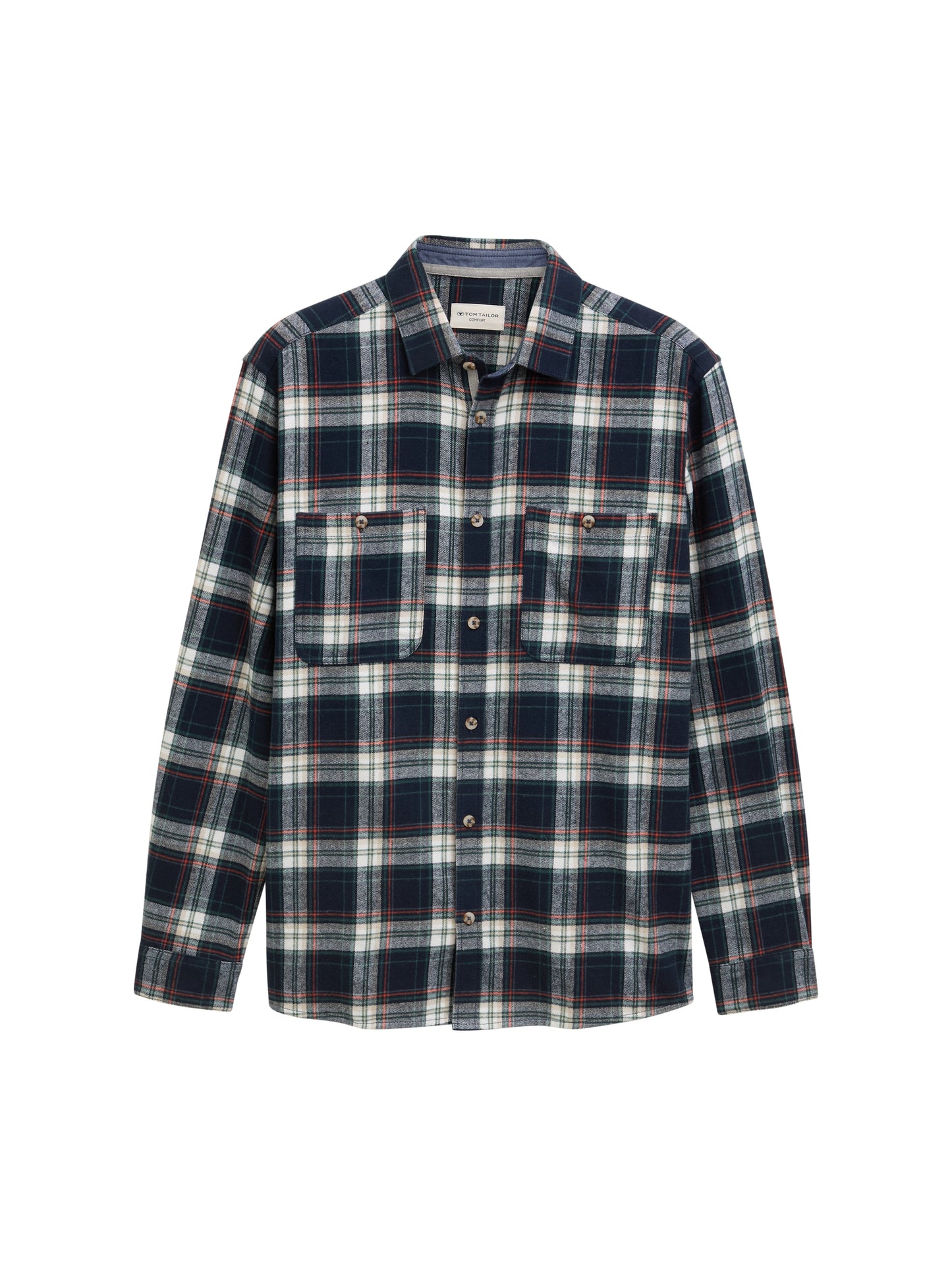 Comfort Fit Flanell-Hemd mit Karomuster