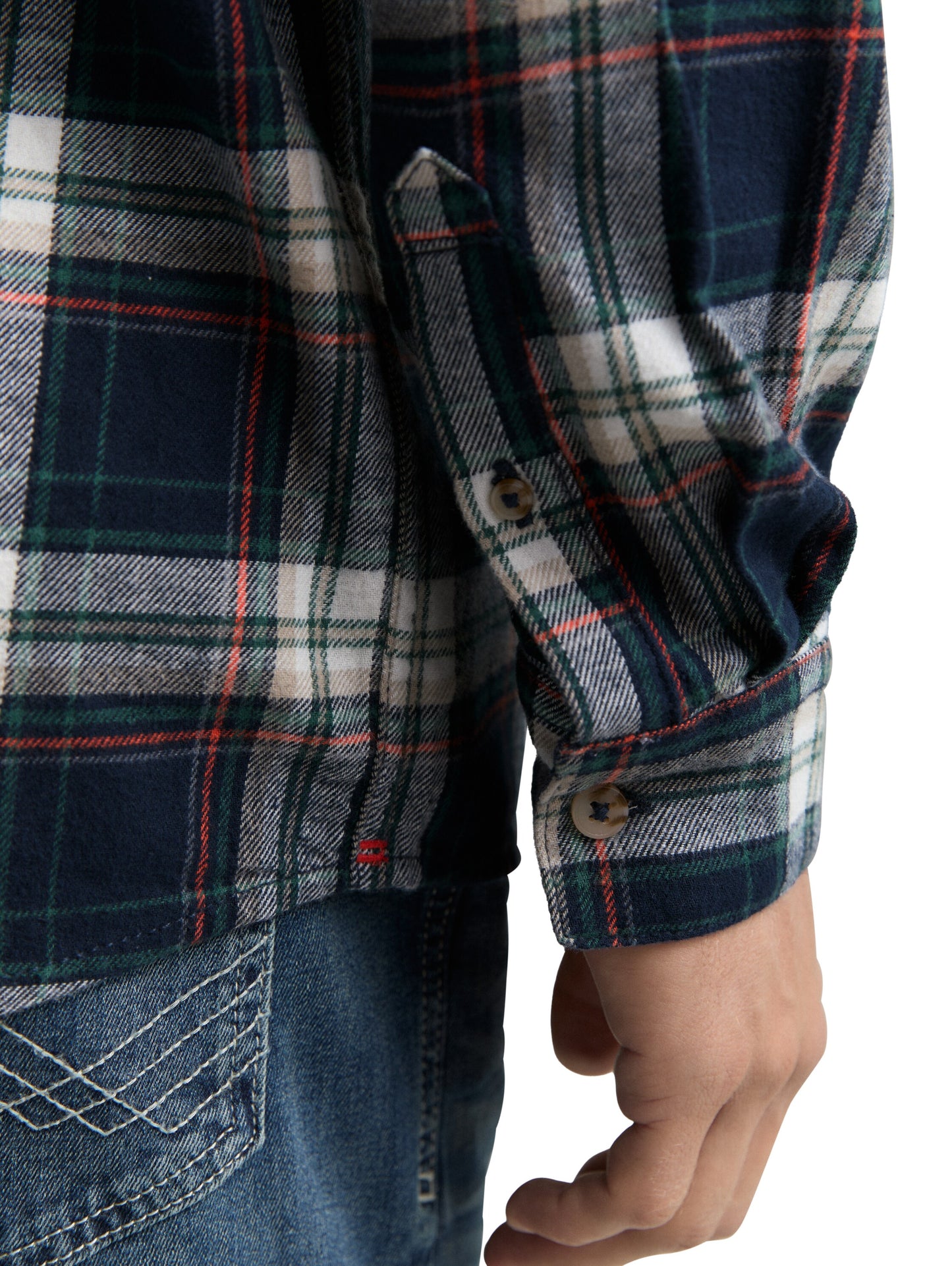 Comfort Fit Flanell-Hemd mit Karomuster