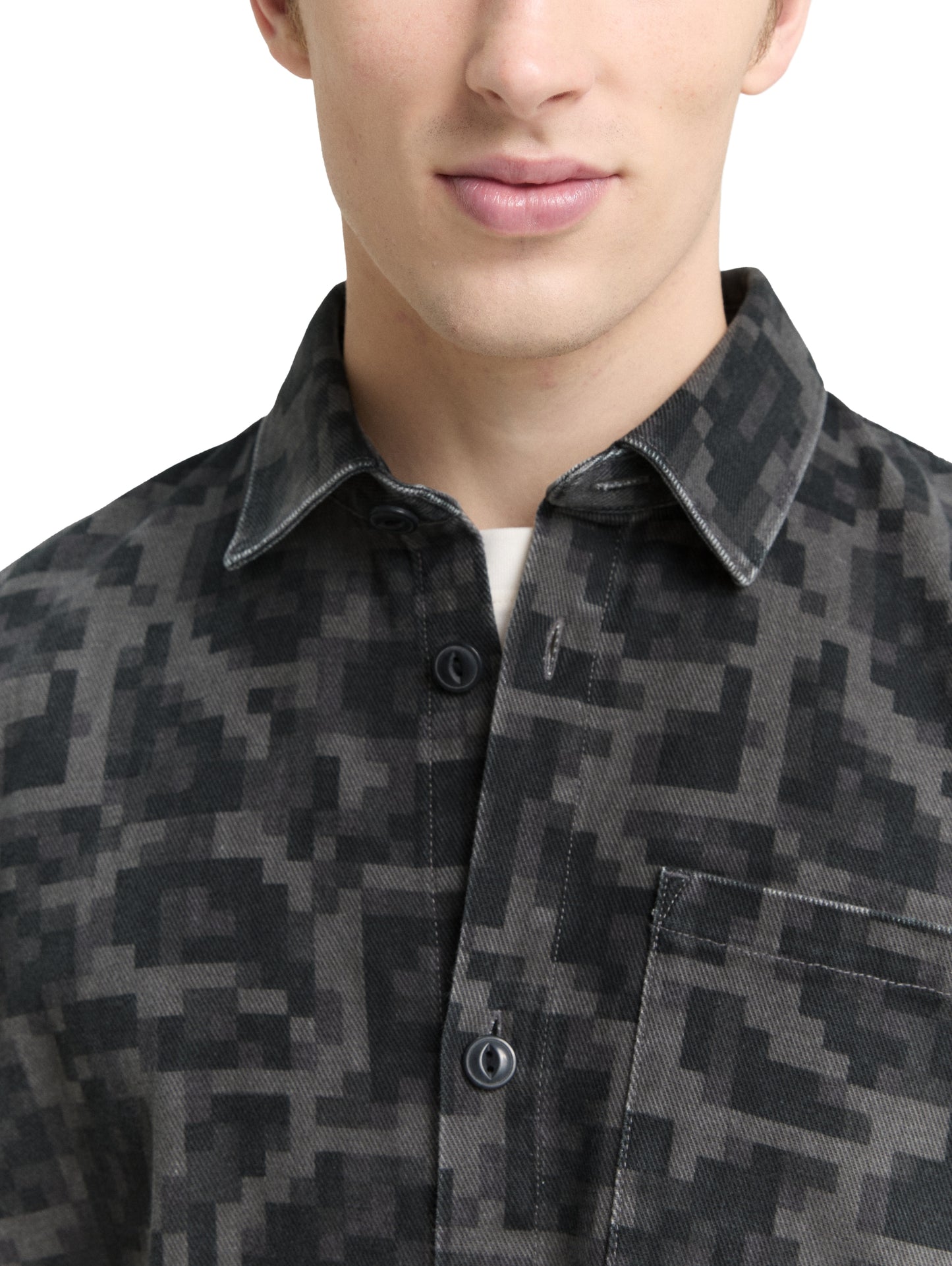 Overshirt mit Brusttasche