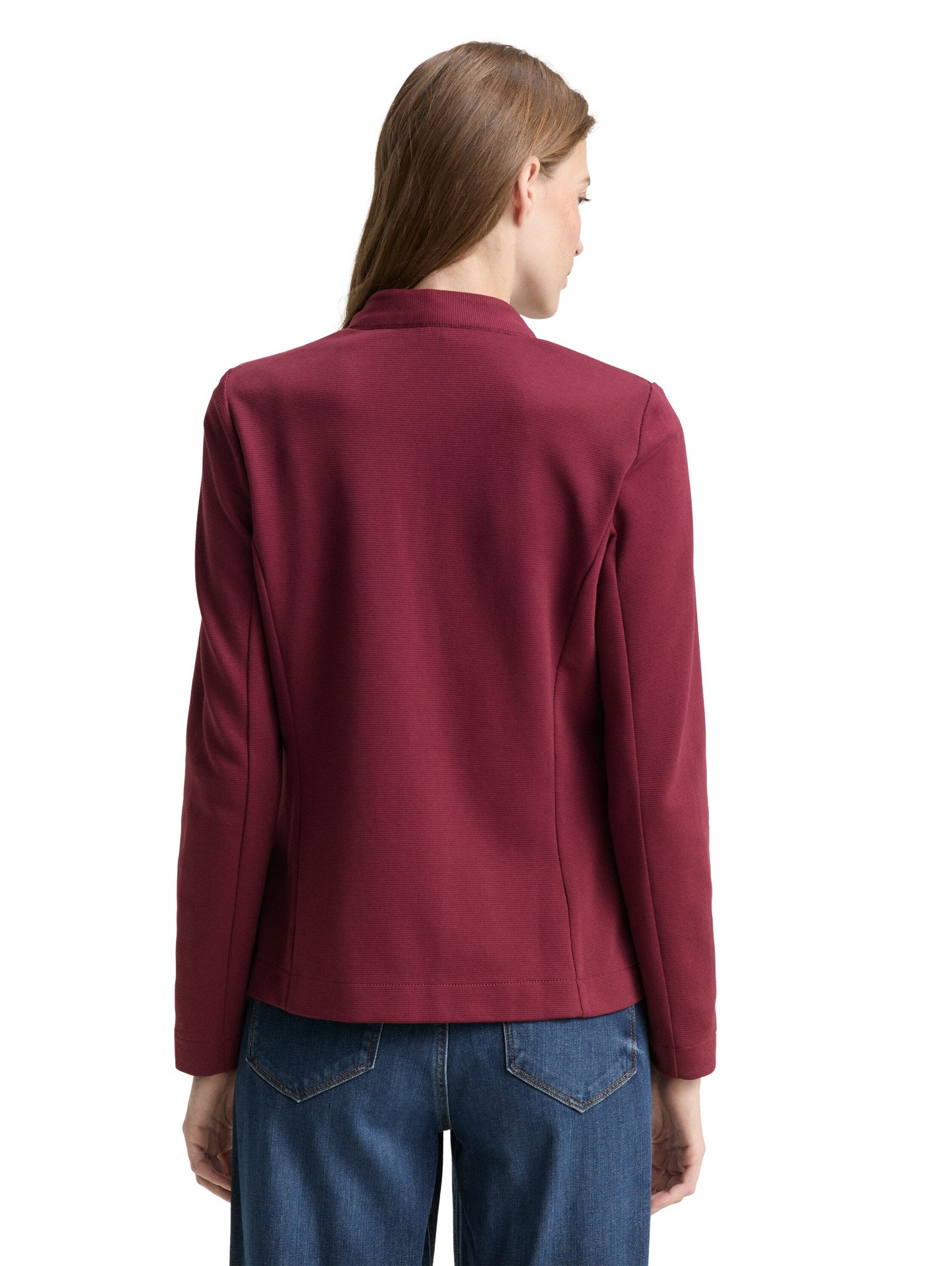 Slim Fit Blazer mit Ottoman Struktur