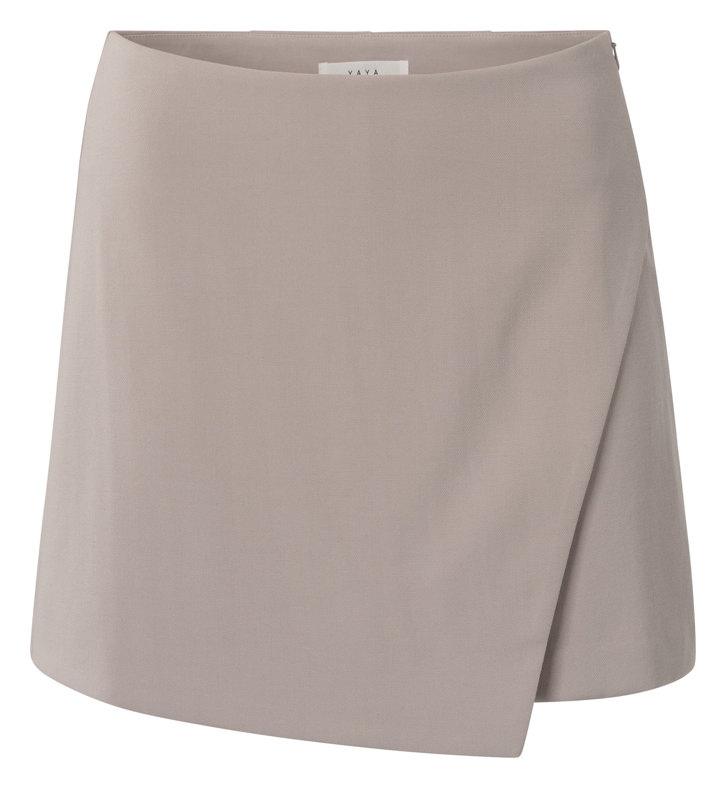 Miniskort in Wickeloptik, MILK BROWN