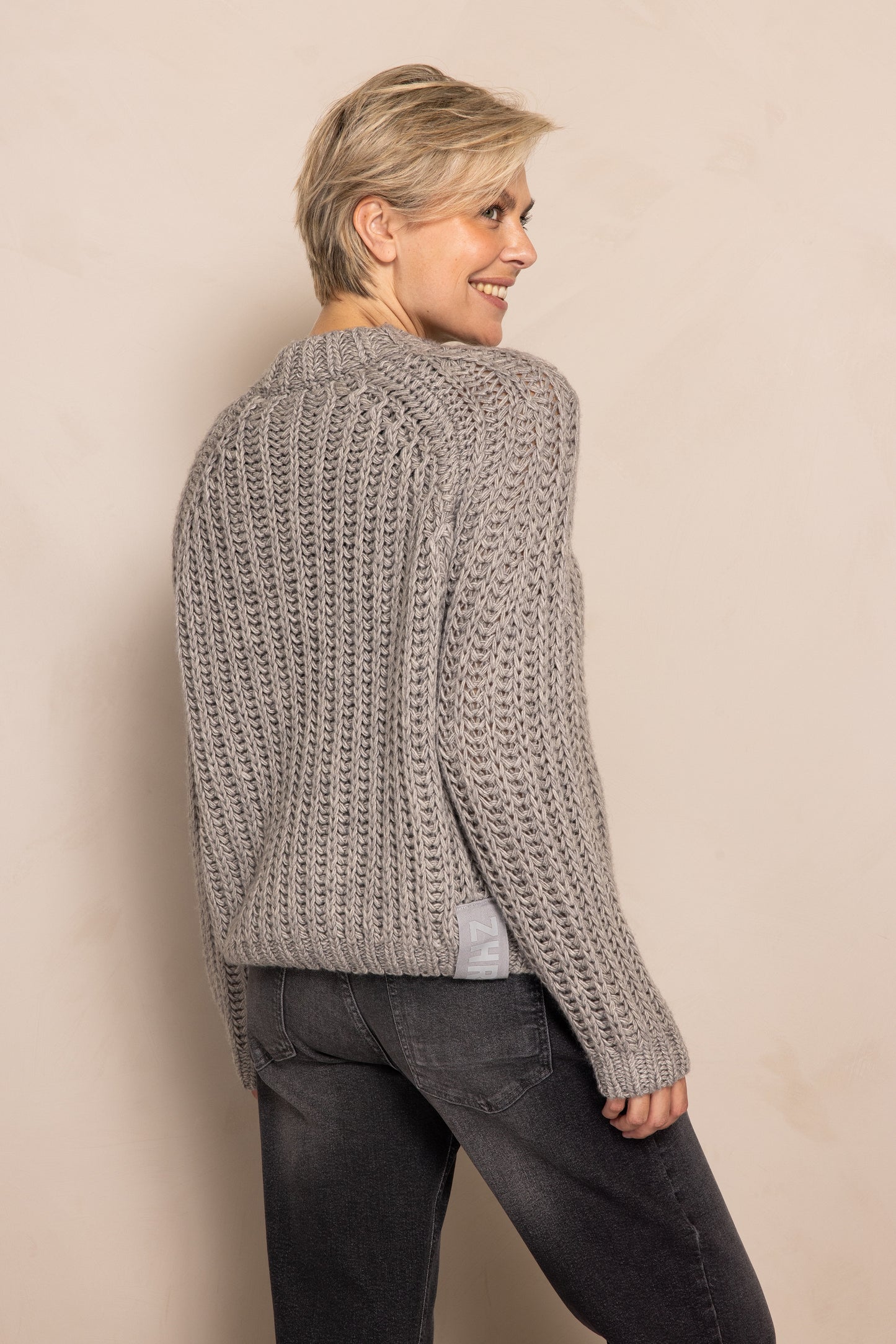 Zhrill Strickpullover F182 grey