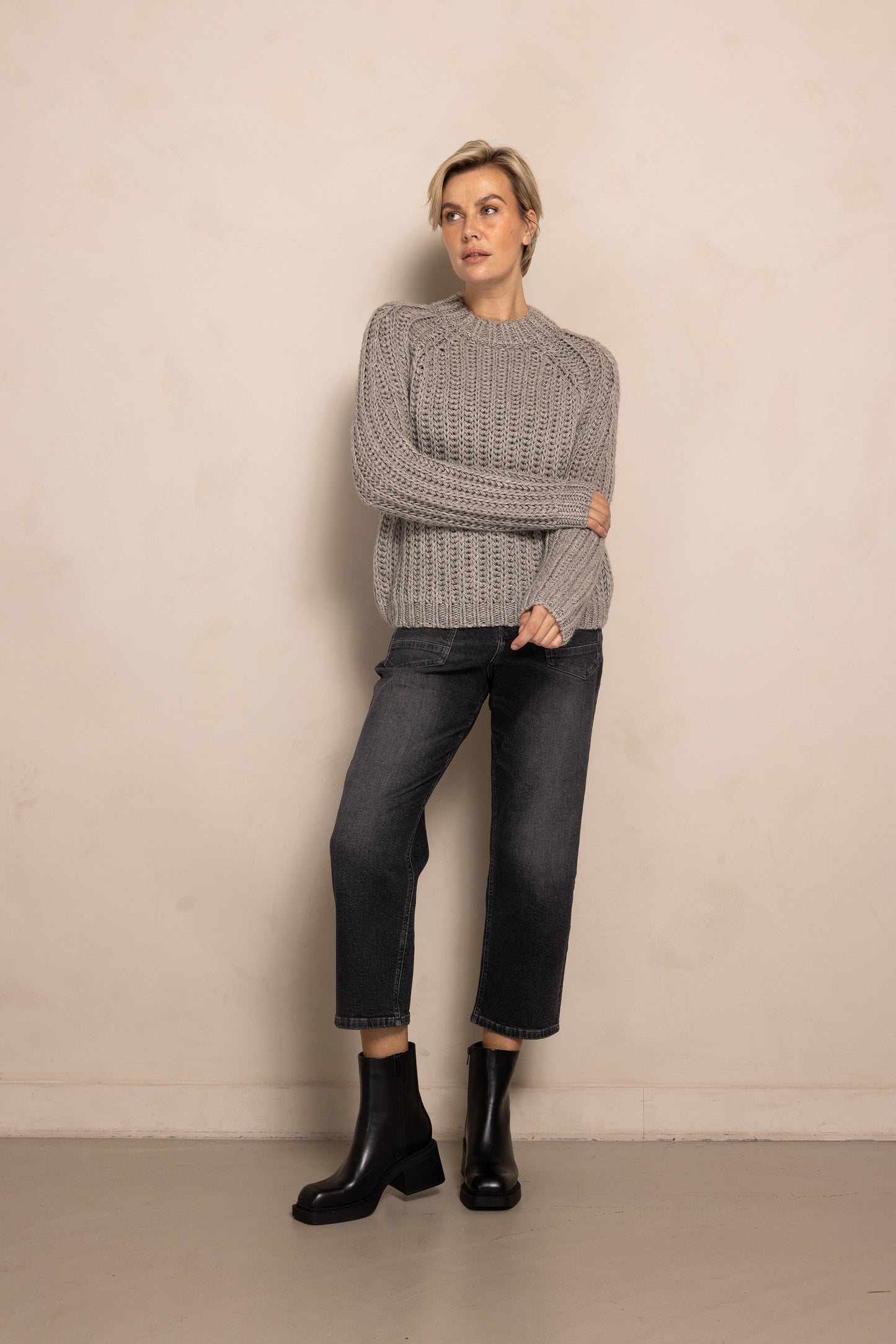 Zhrill Strickpullover F182 grey