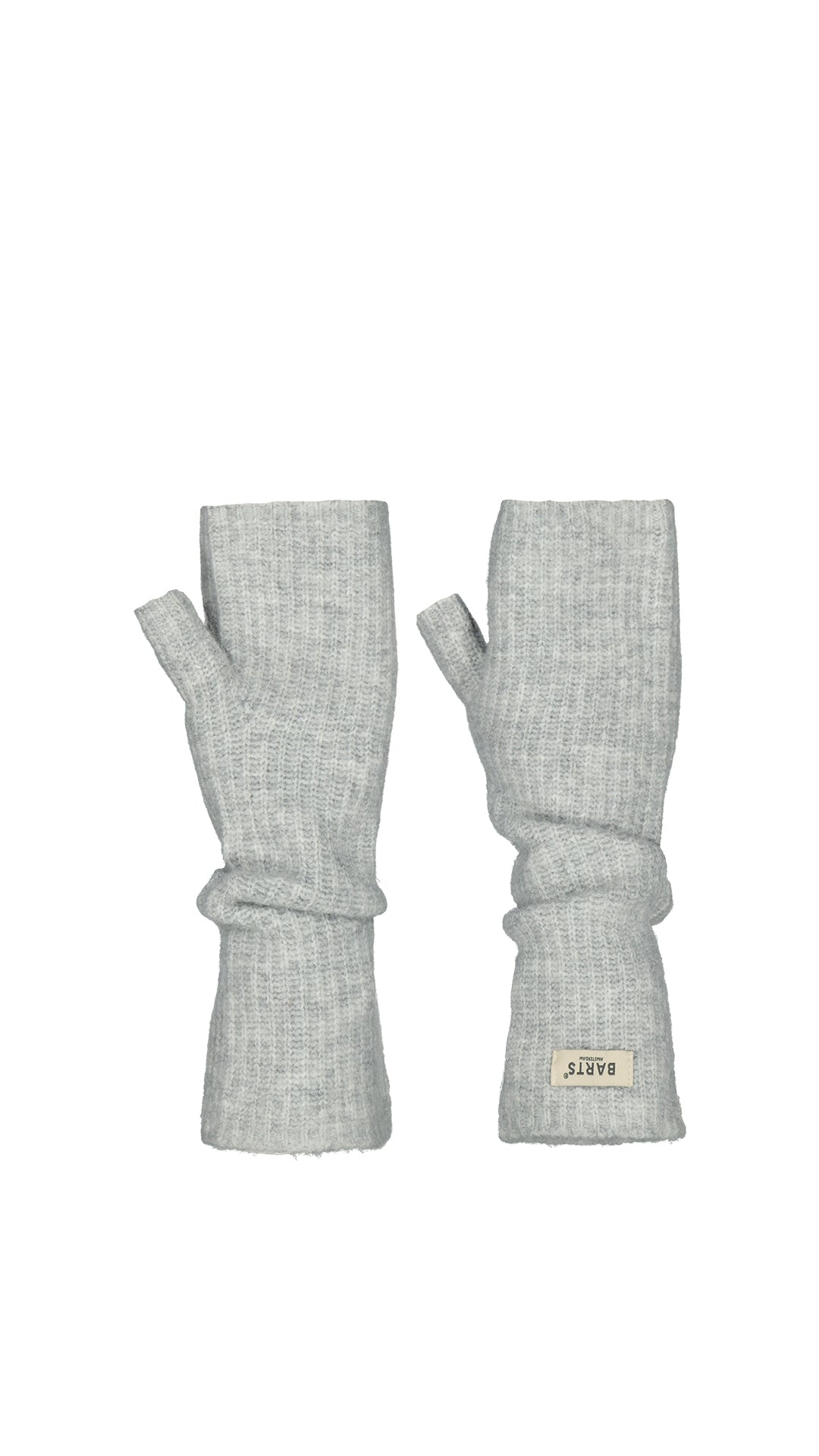 Darty Fingerless Gloves, heather grey