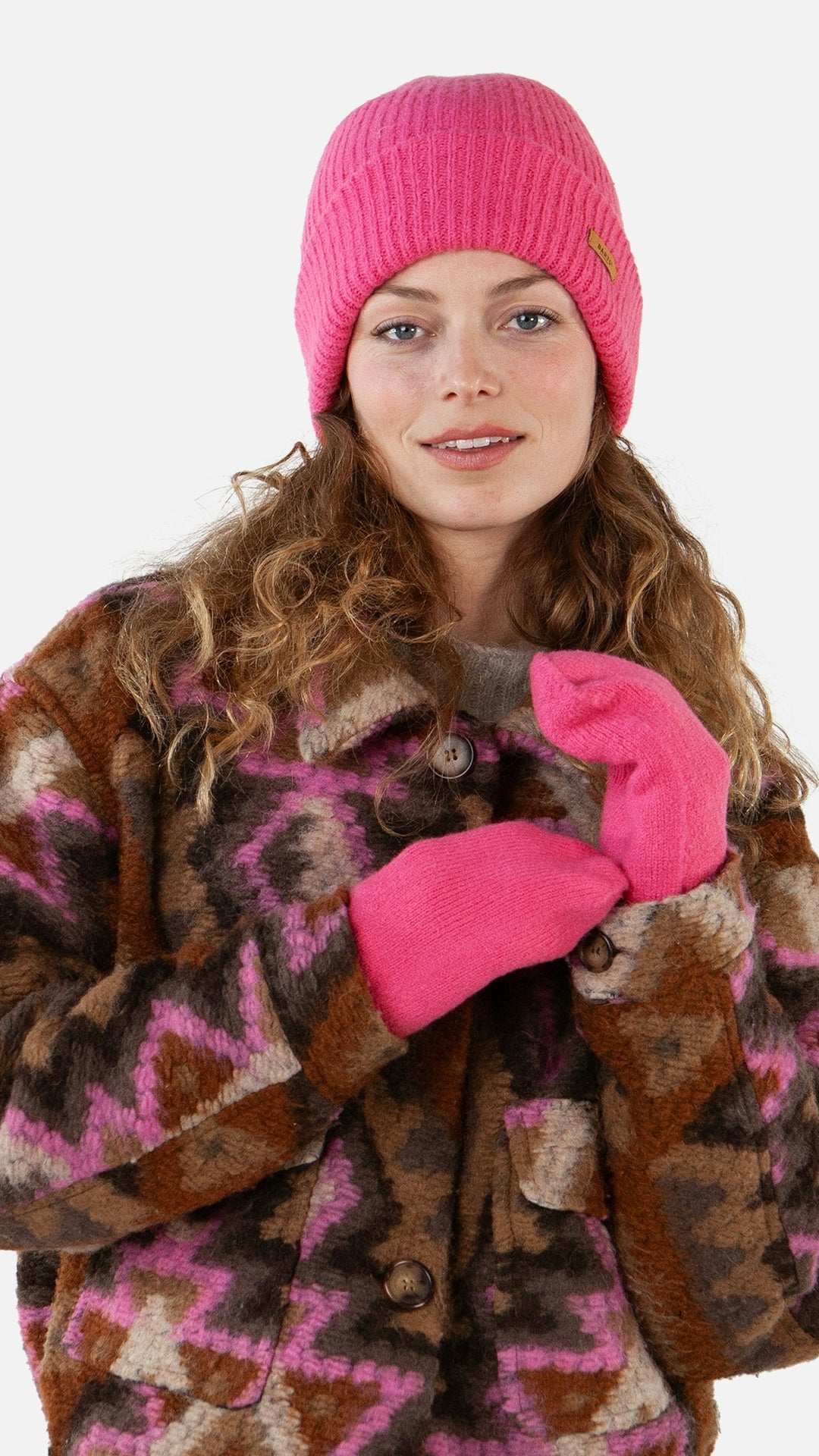 Witzia Mitts, hot pink