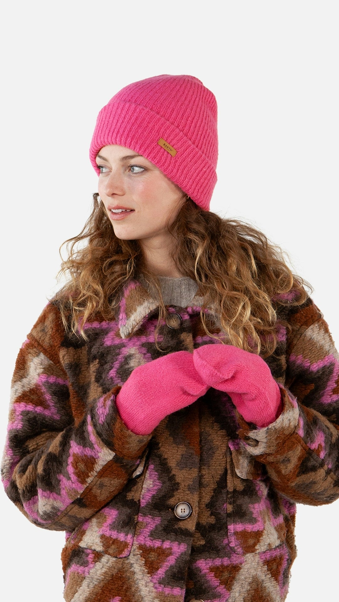 Witzia Mitts, hot pink